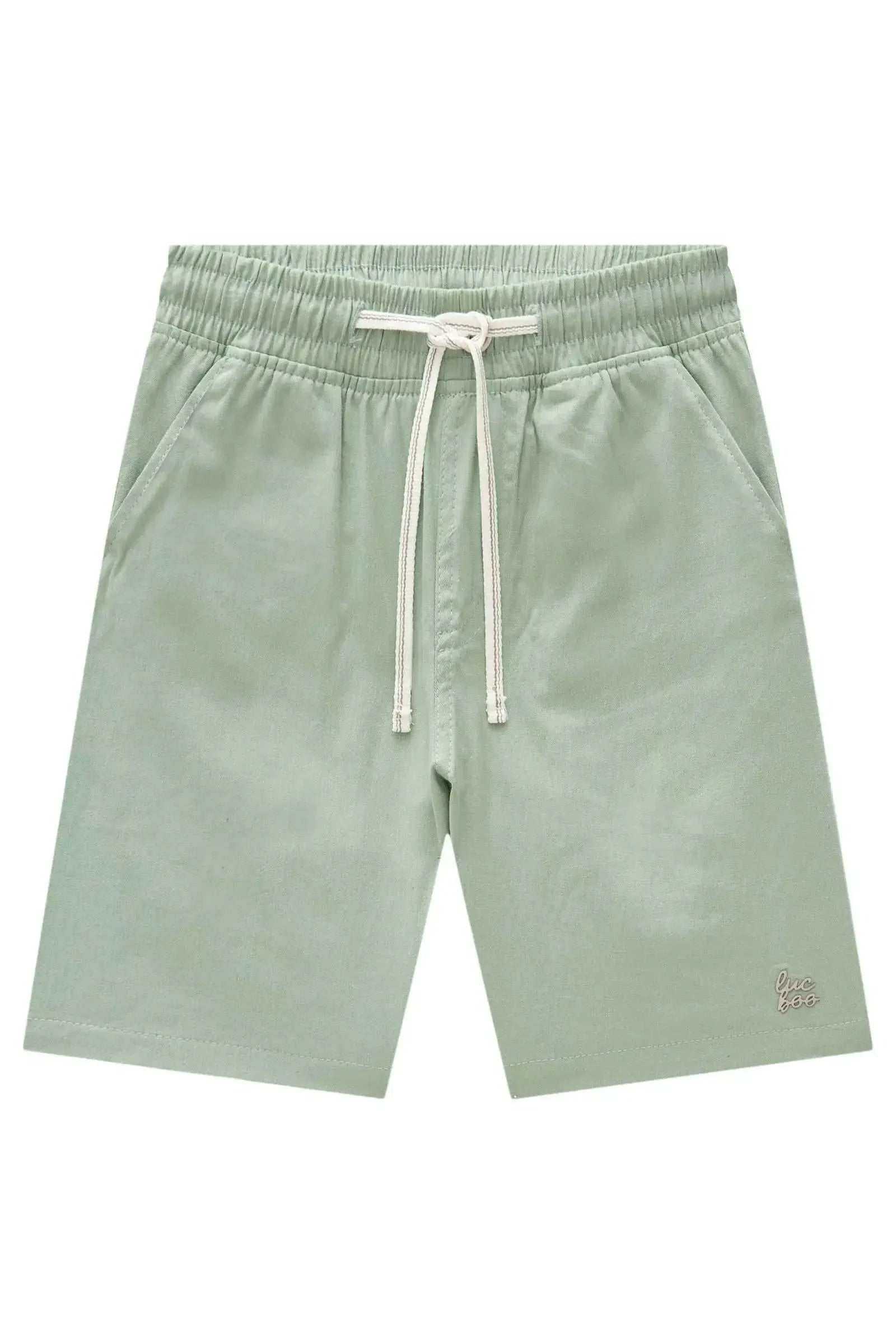 Bermuda em Linho Santorine com Elastano 83627 LucBoo Infantil Menino