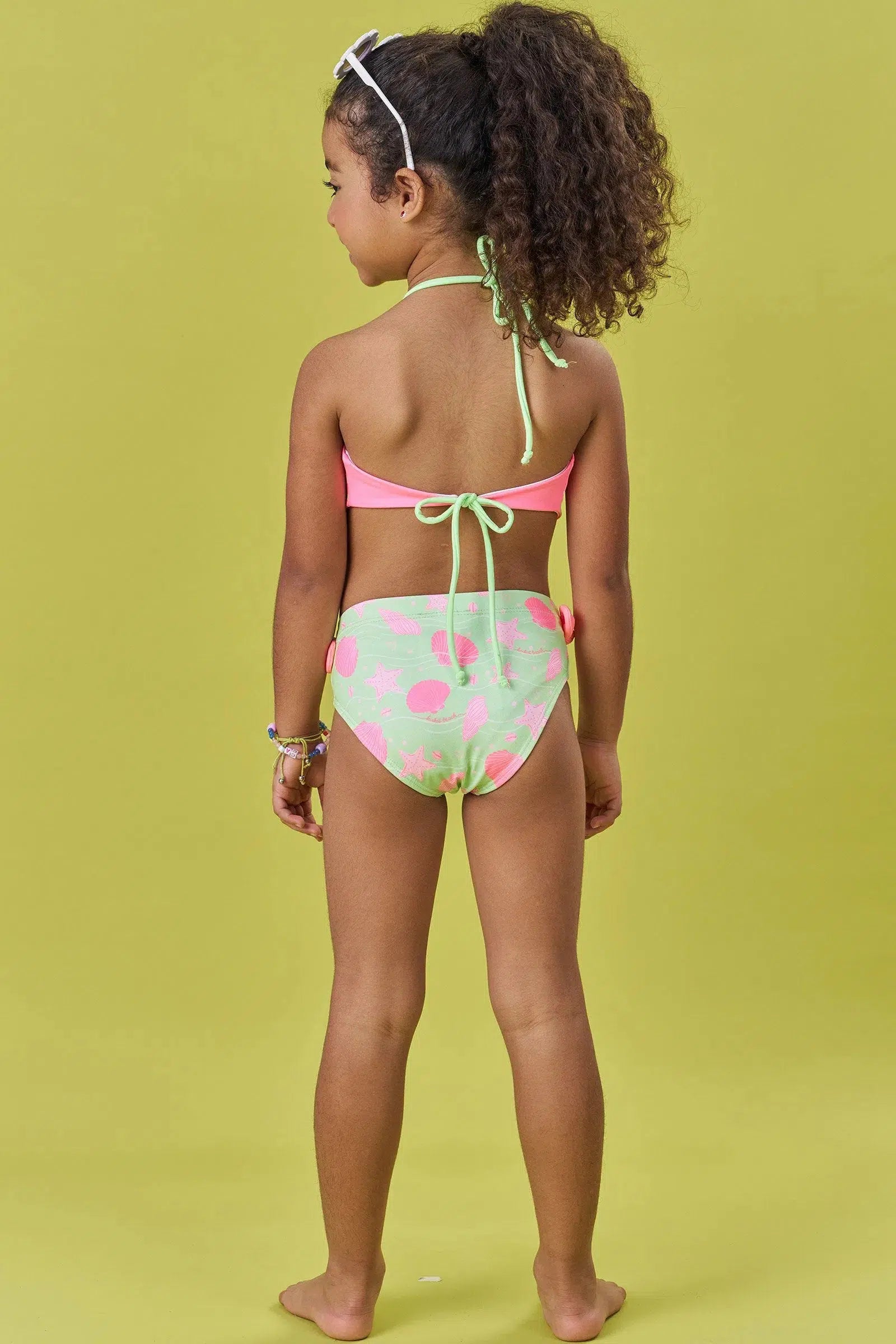 Biquíni Infantil Menina em Malha com Proteção UV50+ 81984 Kukiê