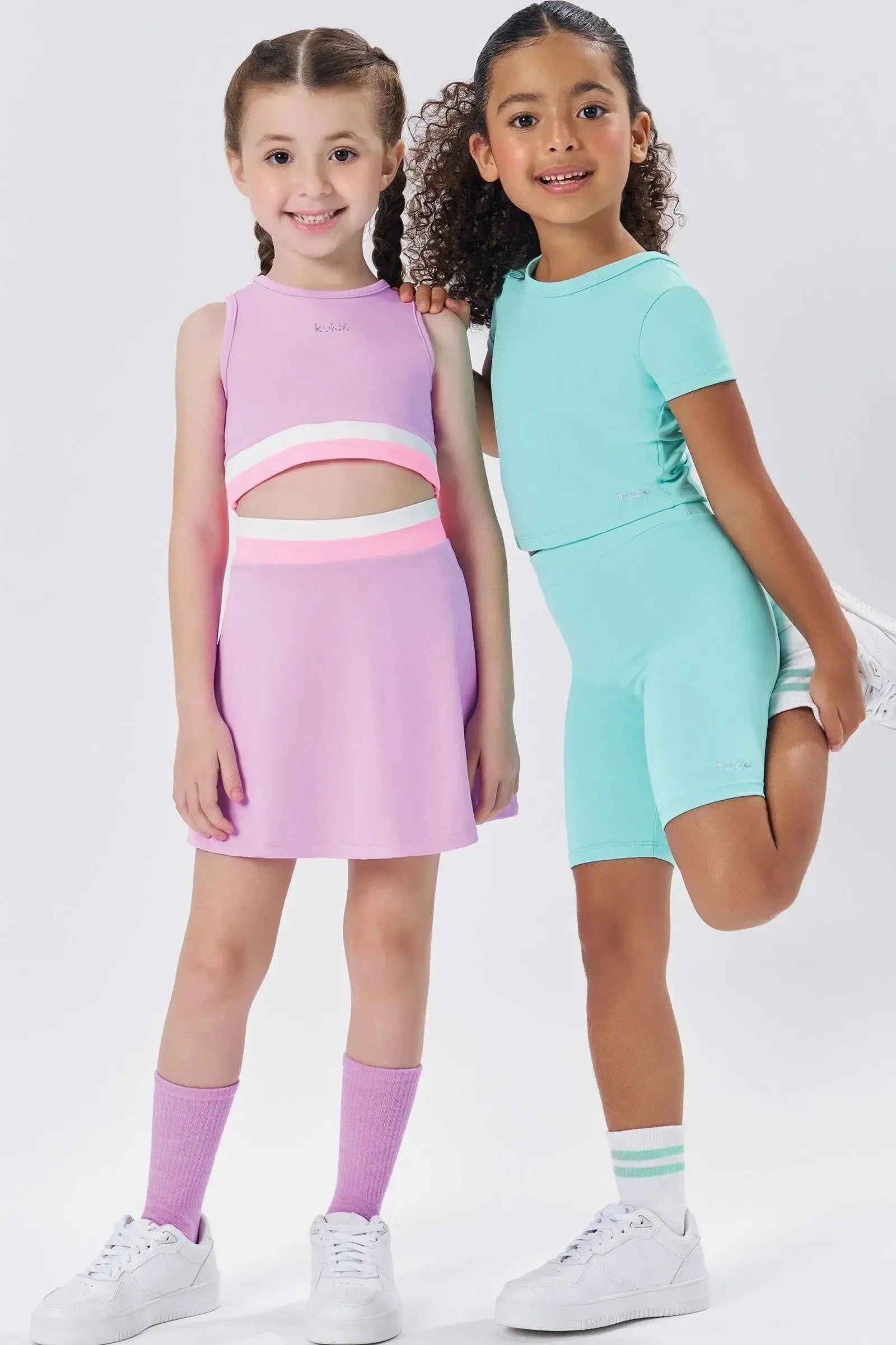 Blusa Cropped em Poliamida 86759 Kukiê Infantil Menina