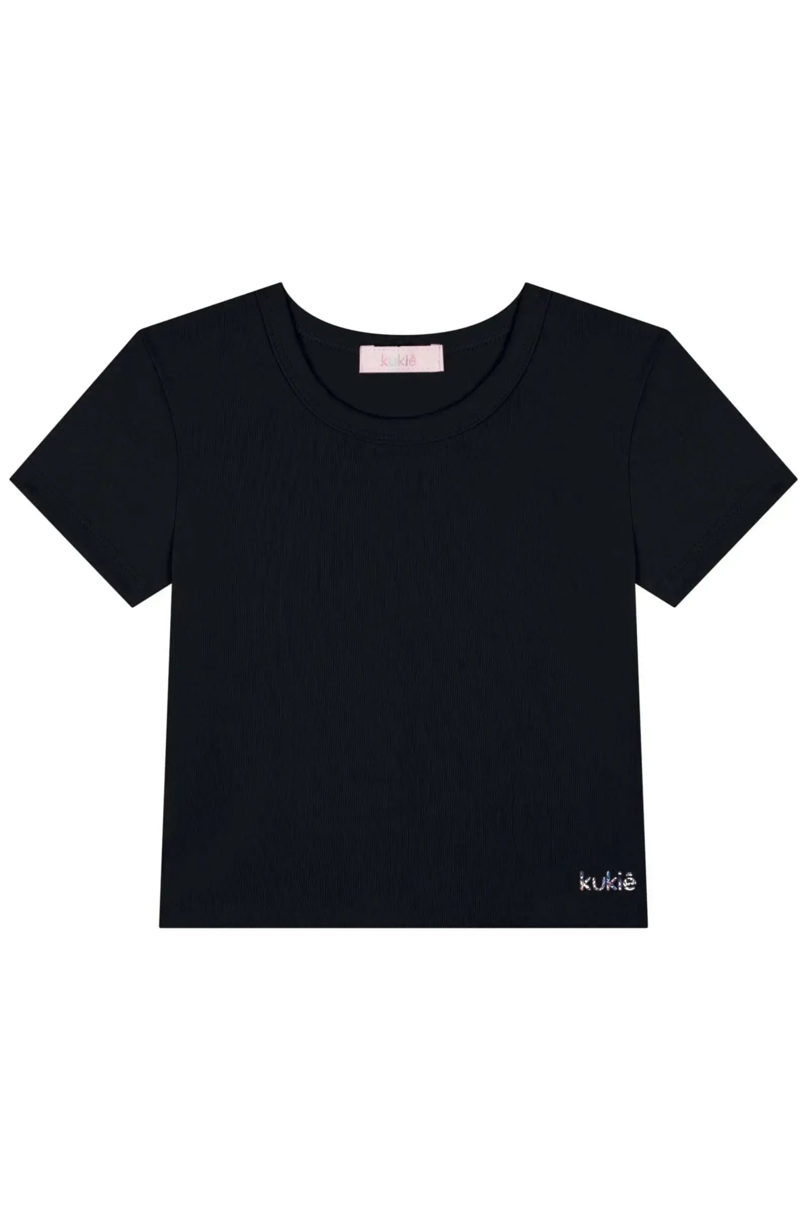 Blusa Cropped em Poliamida 86759 Kukiê Infantil Menina