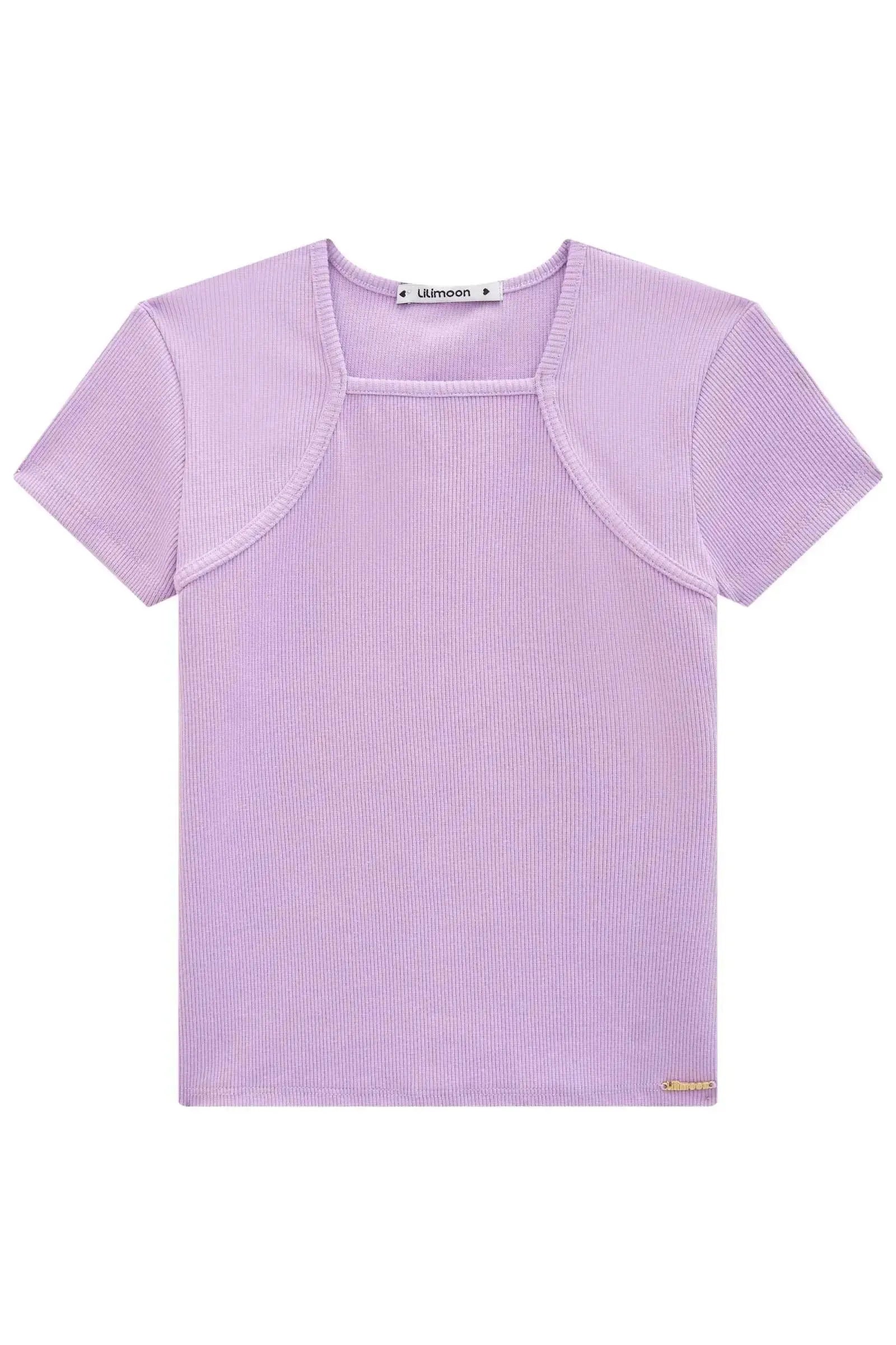 Blusa em Canelado 83032 Lilimoon Teen Menina