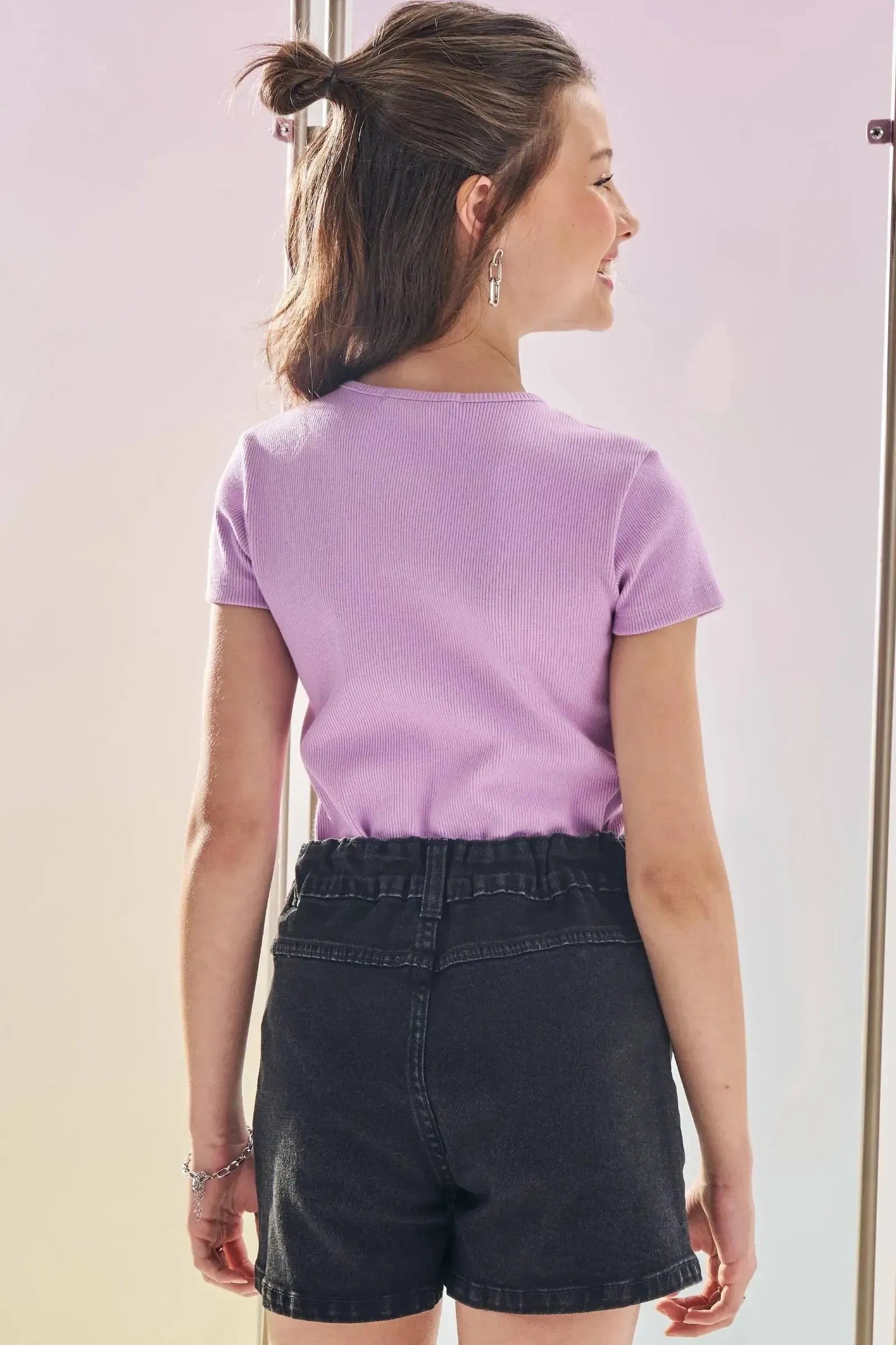 Blusa em Canelado 83032 Lilimoon Teen Menina
