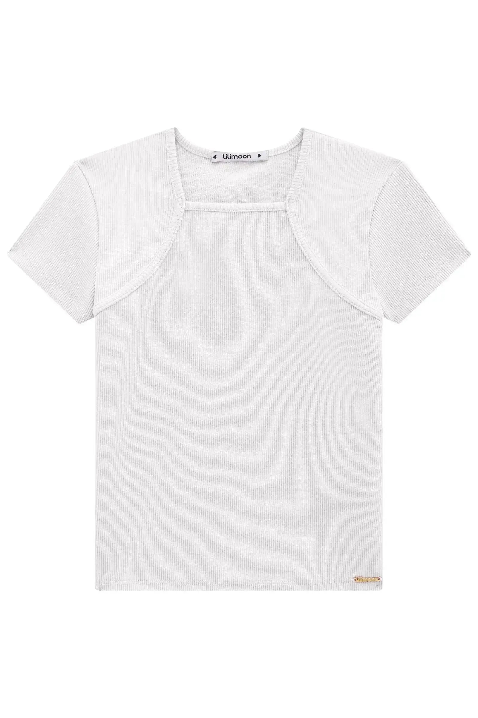 Blusa em Canelado 83032 Lilimoon Teen Menina