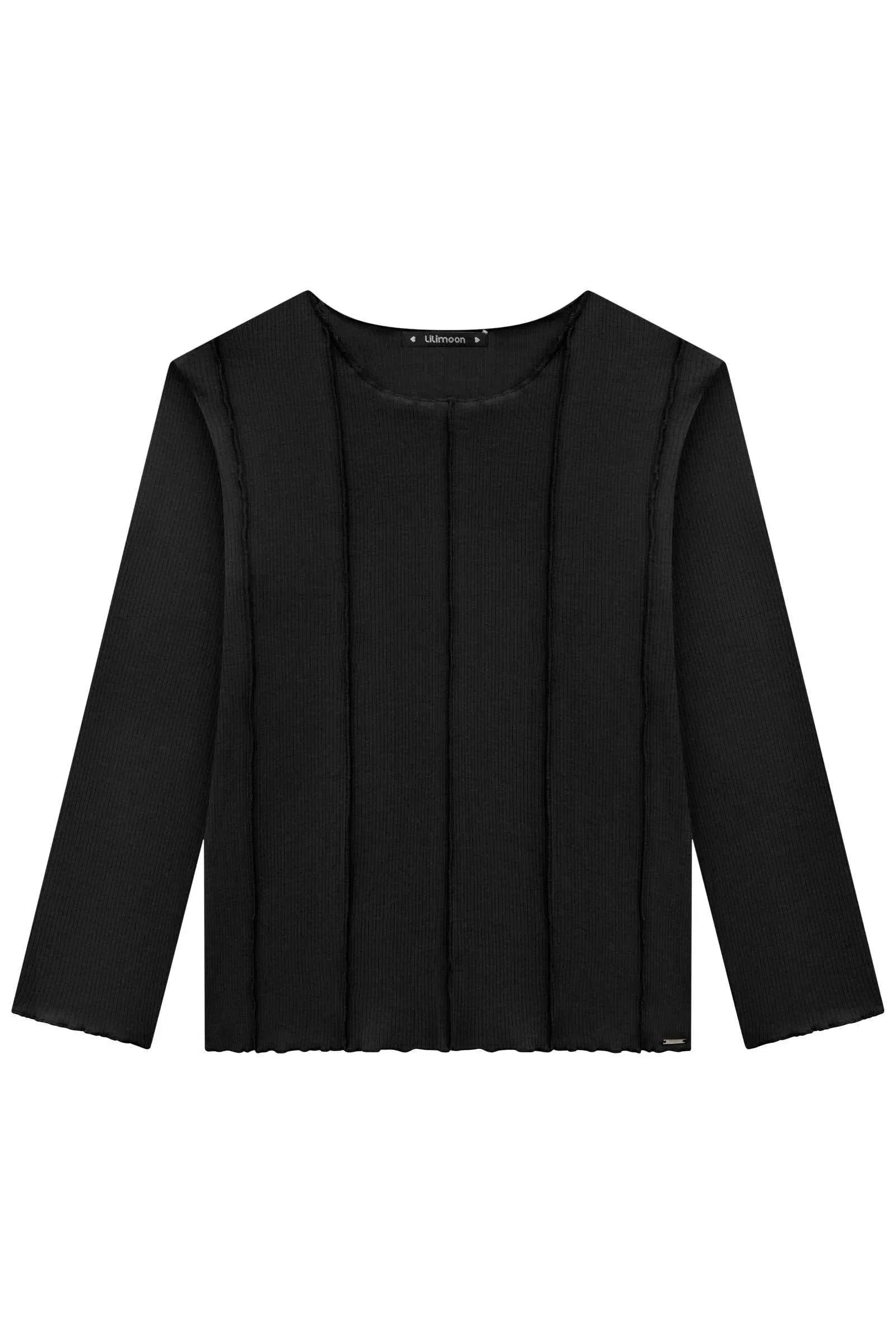 Blusa Em Canelado Liz 79165 Lilimoon Teen Menina Blusa Em Canelado Liz 79165 Lilimoon Teen Menina