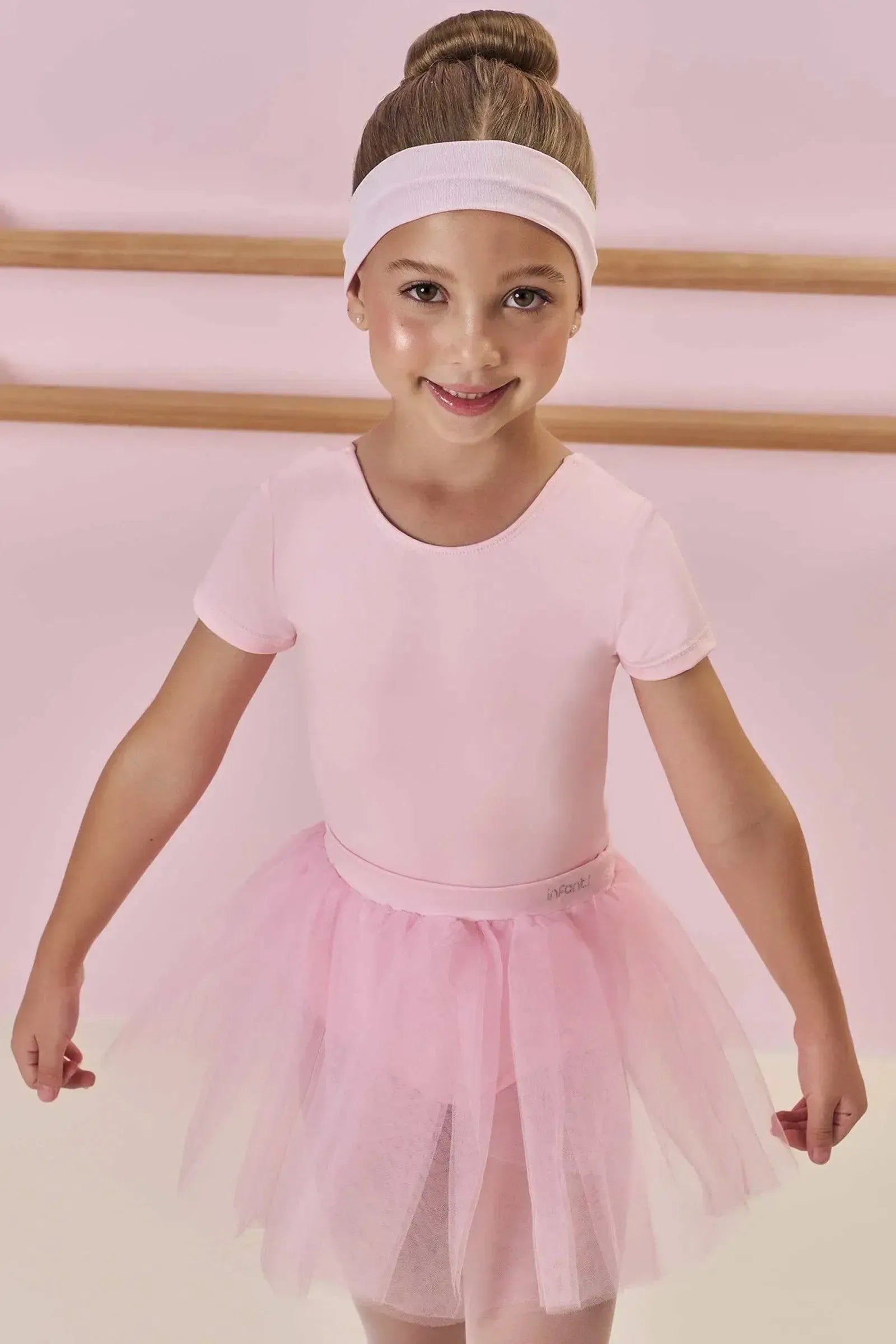 Collant em Malha Uv Dry 85474 Infanti Infantil Menina