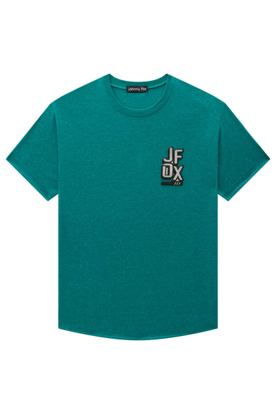 Conjunto de Camiseta em Malha Soft e Bermuda em Sarja Empapelada Moore 66463 Johnny Fox