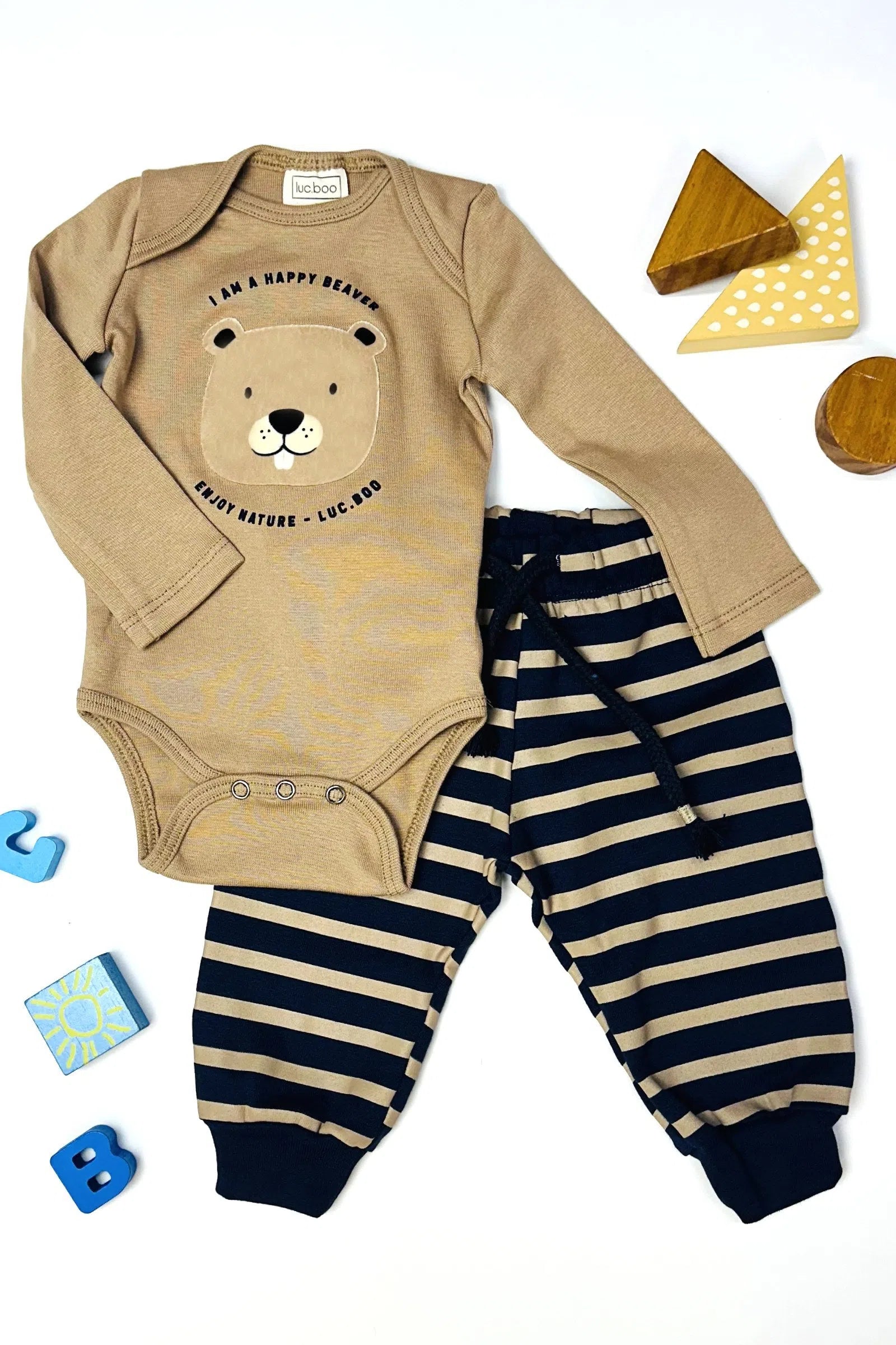 Conjunto de Body e Calça Jogger em Ribana 1x1 73332 LucBoo