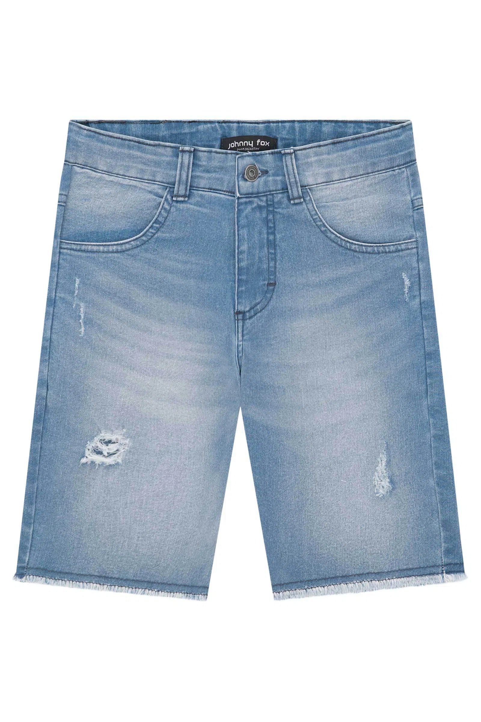 Bermuda em Jeans Bellini com Elastano 74701 Johnny Fox