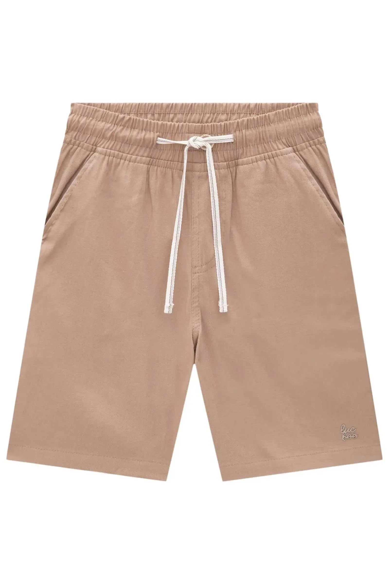 Bermuda em Linho Santorine com Elastano 83627 LucBoo Infantil Menino