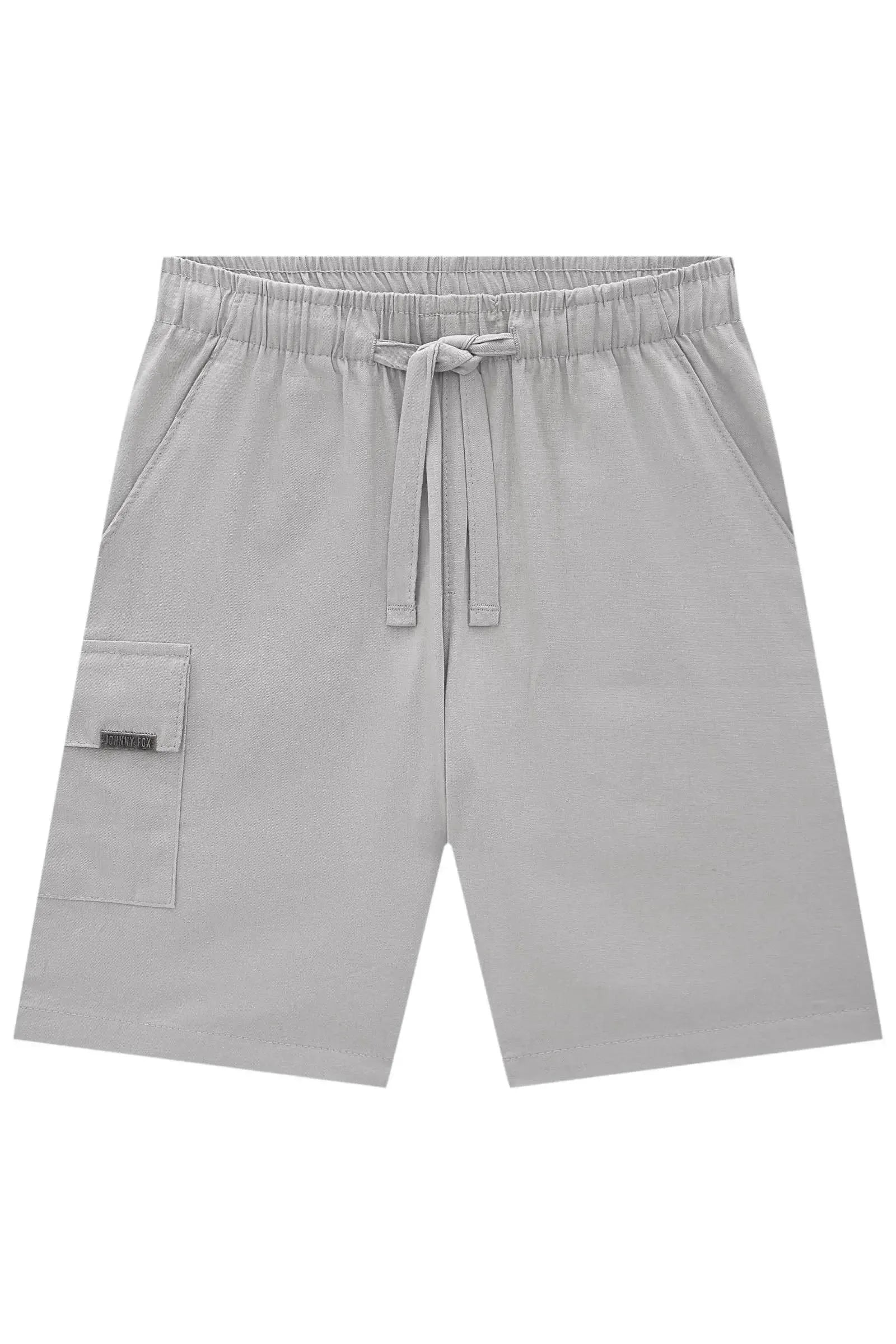 Bermuda em Linho Santorine com Elastano 84131 Johnny Fox Teen Menino