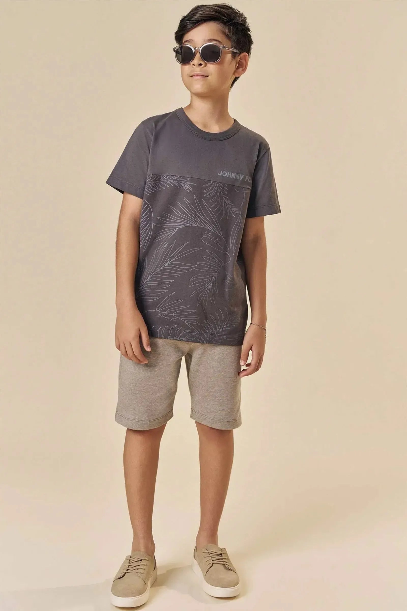 Bermuda em Malha Active 83803 Johnny Fox Teen Menino
