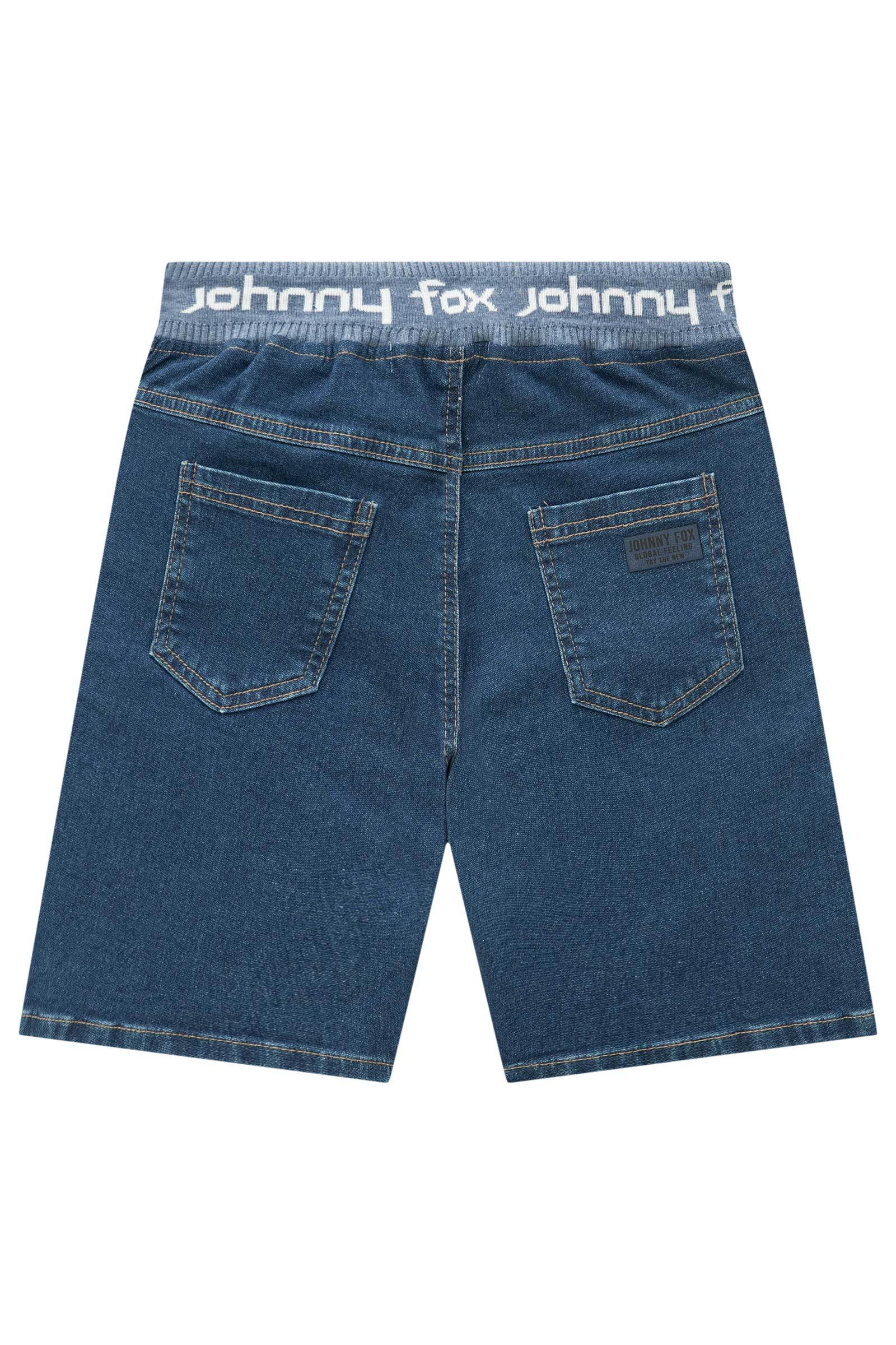 Bermuda em Malha Jeans Trek com Elastano 74708 Johnny Fox