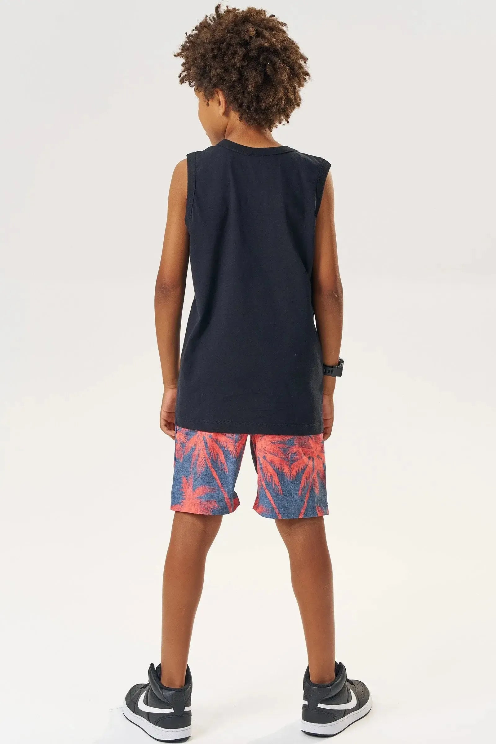 Bermuda em Nylon Ergonomic com Elastano 83586 Johnny Fox Teen Menino