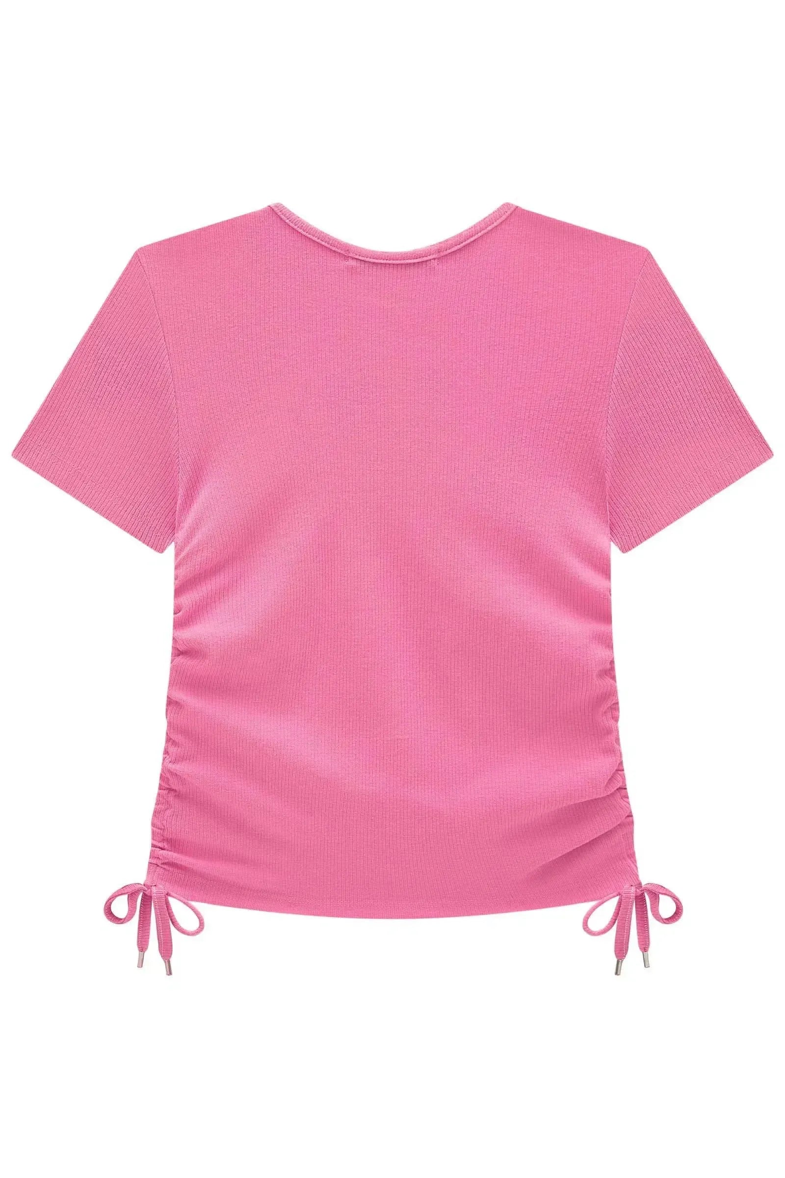 Blusa Boxy Teen Menina em Canelado 81687 Lilimoon