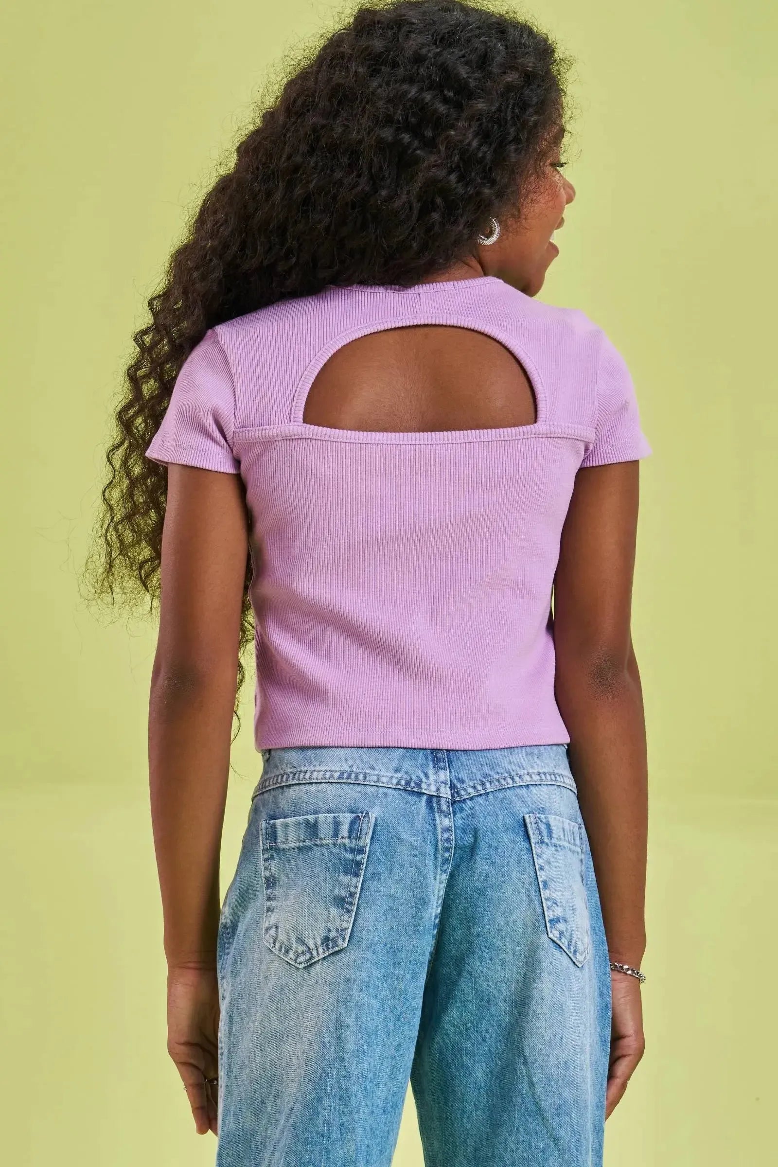 Blusa Boxy em Canelado 83020 Lilimoon Teen Menina