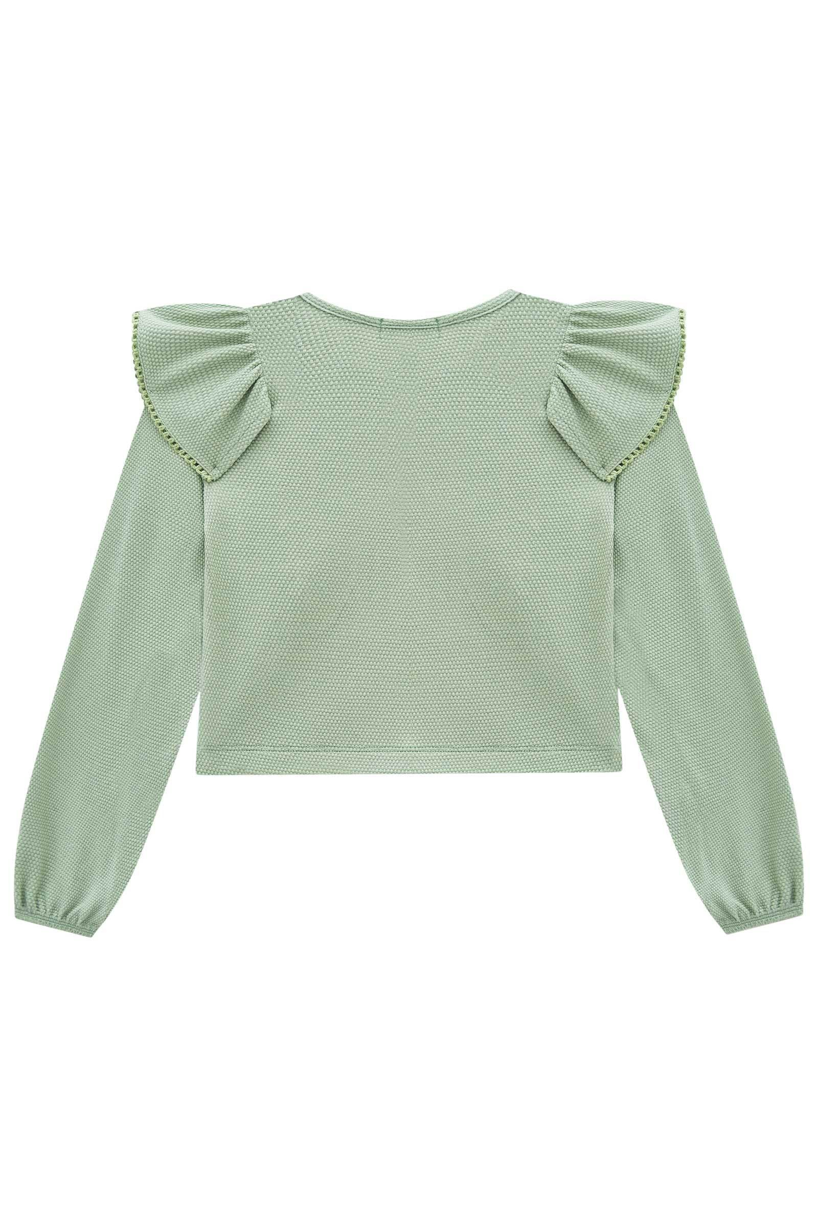 Blusa Boxy em Malha Bee 80625 Infanti Infantil Menina