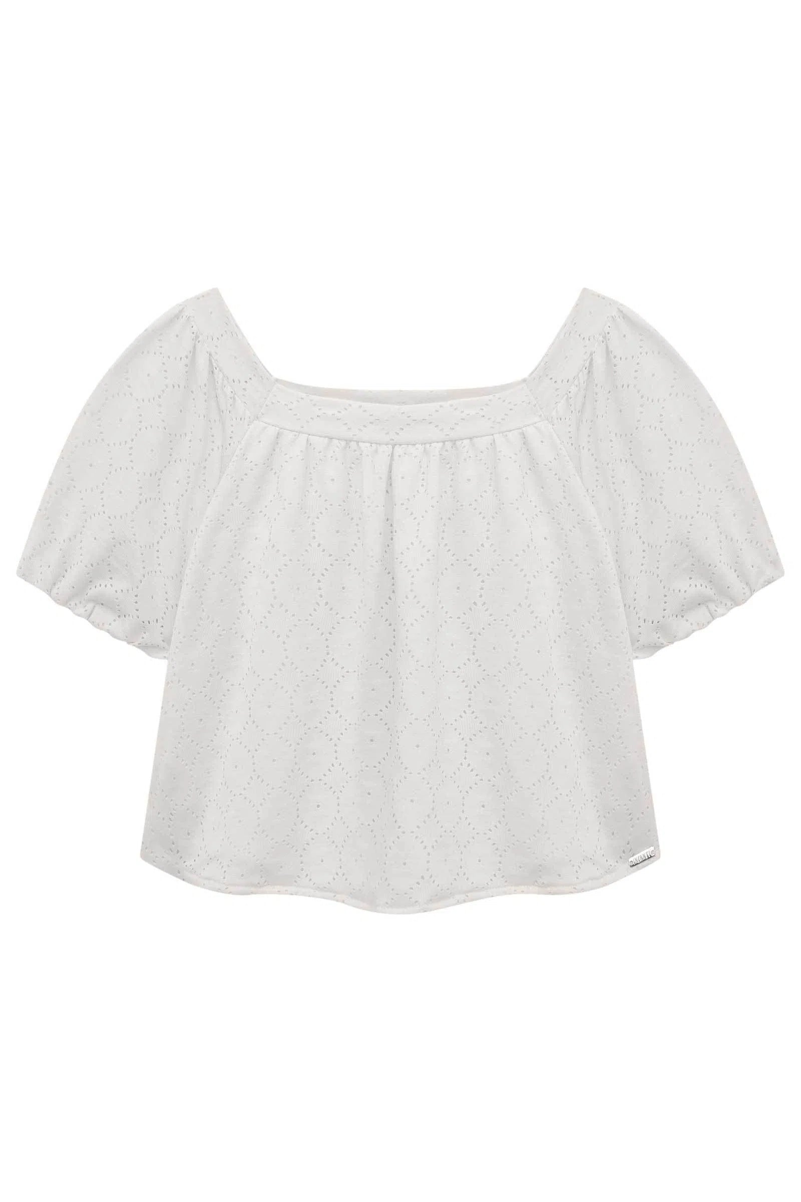 Blusa Boxy em Malha Laise 74169 Infanti