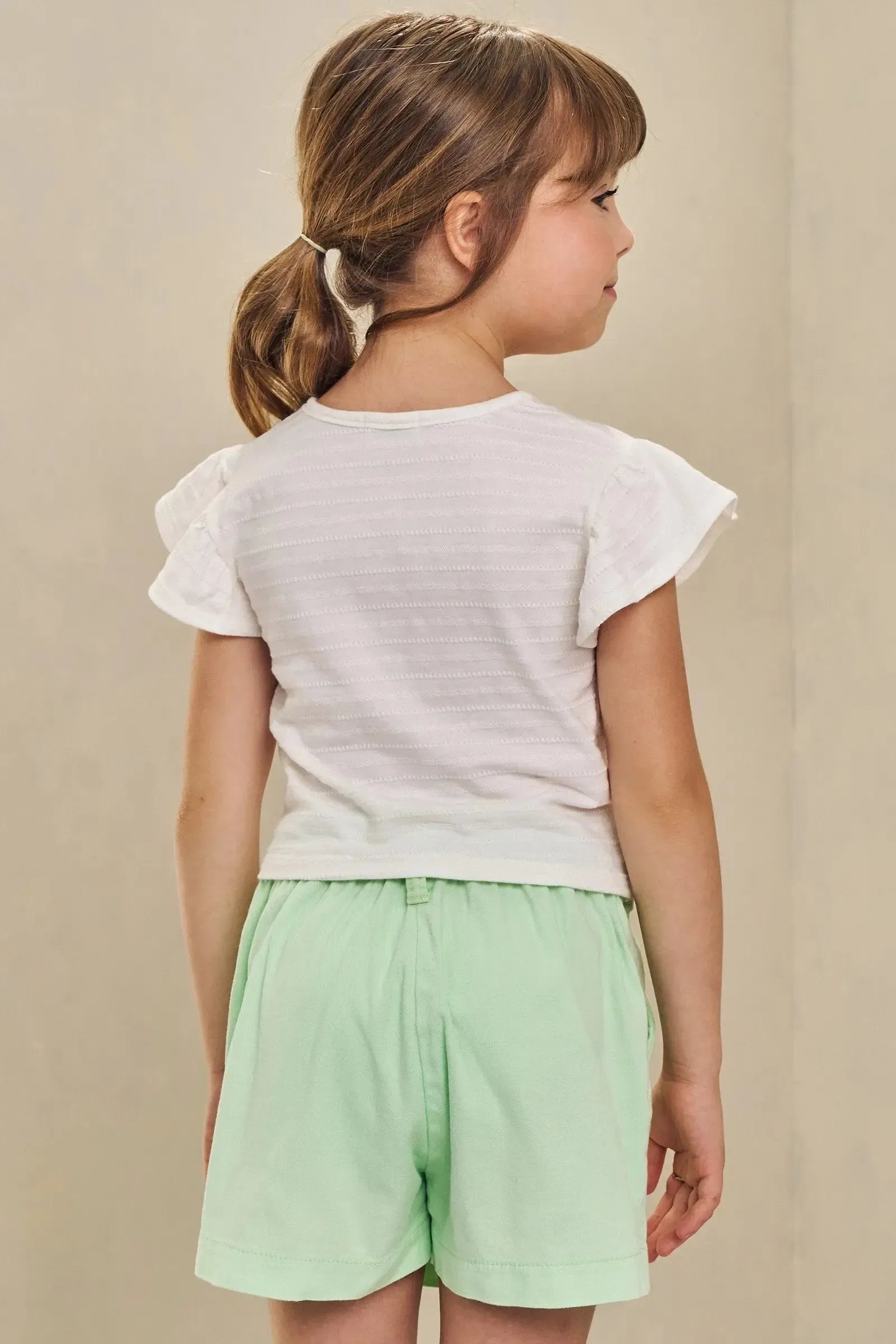 Blusa Boxy em Malha Textura 84941 Infanti Infantil Menina