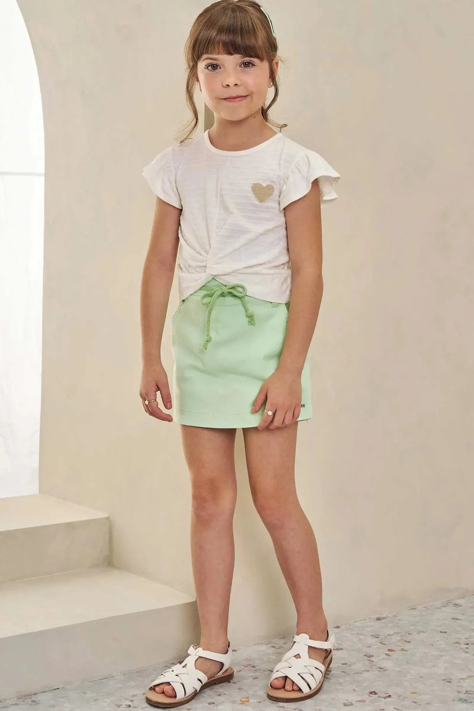Blusa Boxy em Malha Textura 84941 Infanti Infantil Menina