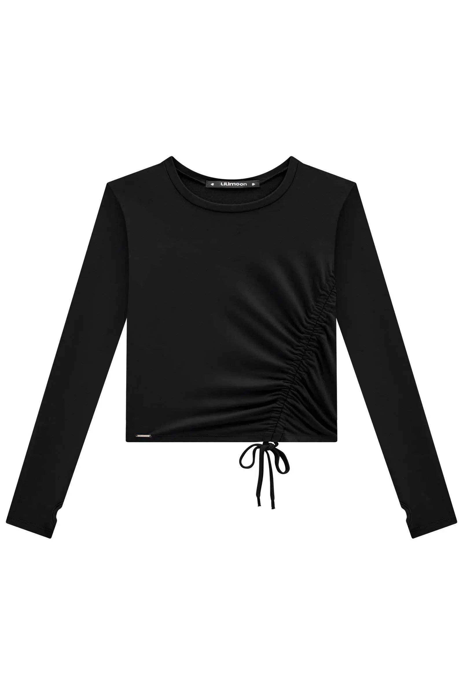 Blusa Boxy em Molevisco 79143 Lilimoon Teen Menina