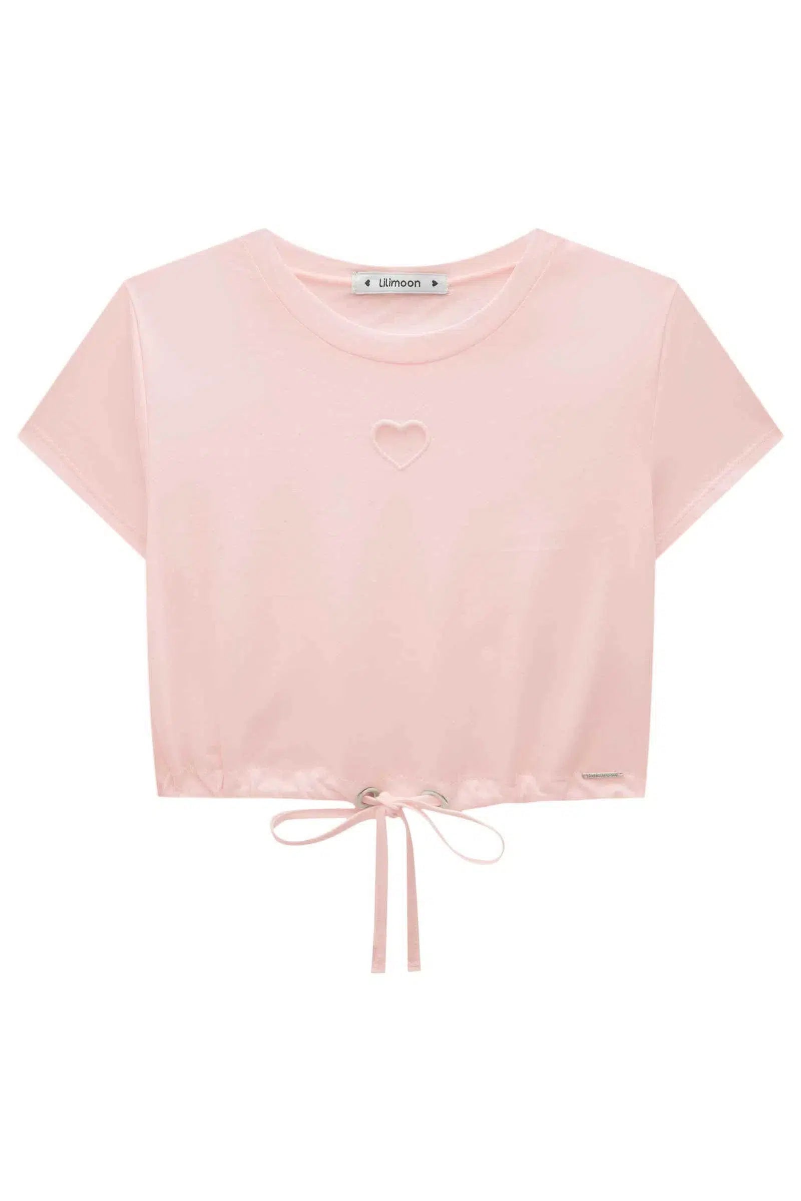 Blusa Boxy Over Teen Menina em Meia Malha 81552 Lilimoon