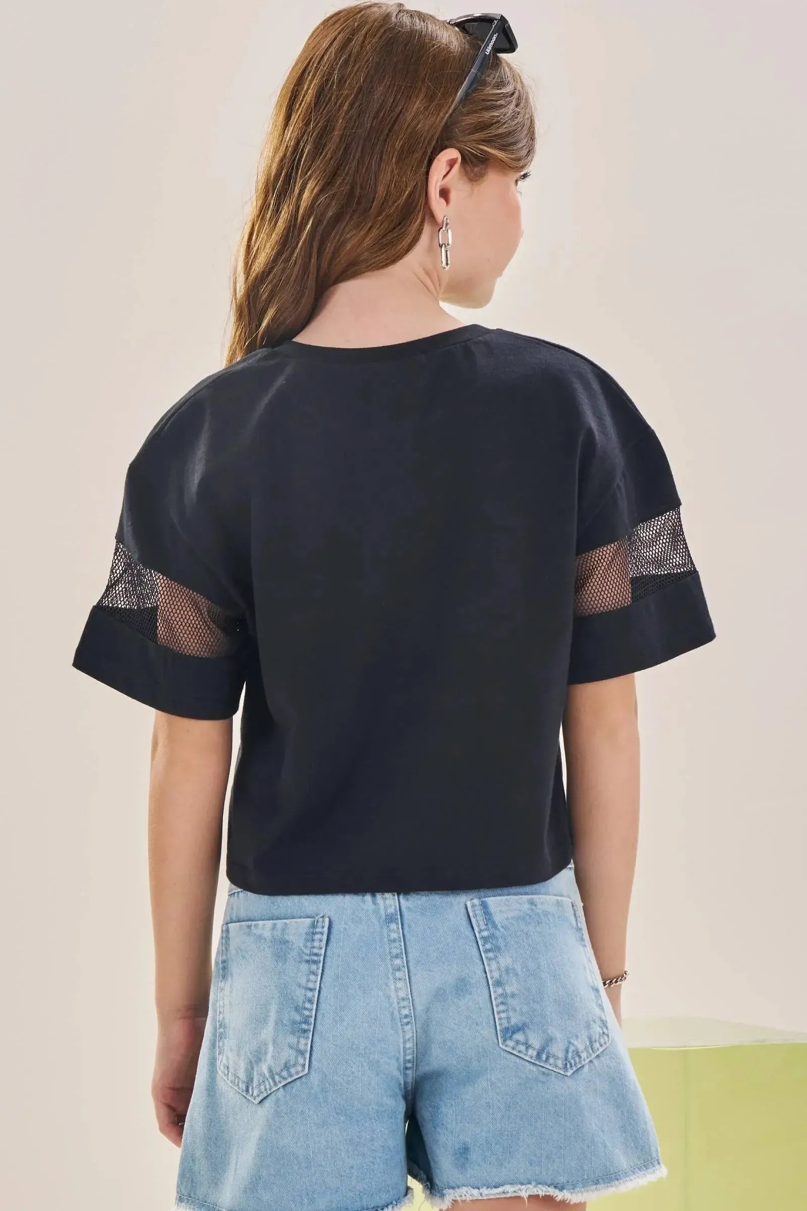 Blusa Boxy Over em Meia Malha 83002 Lilimoon Teen Menina