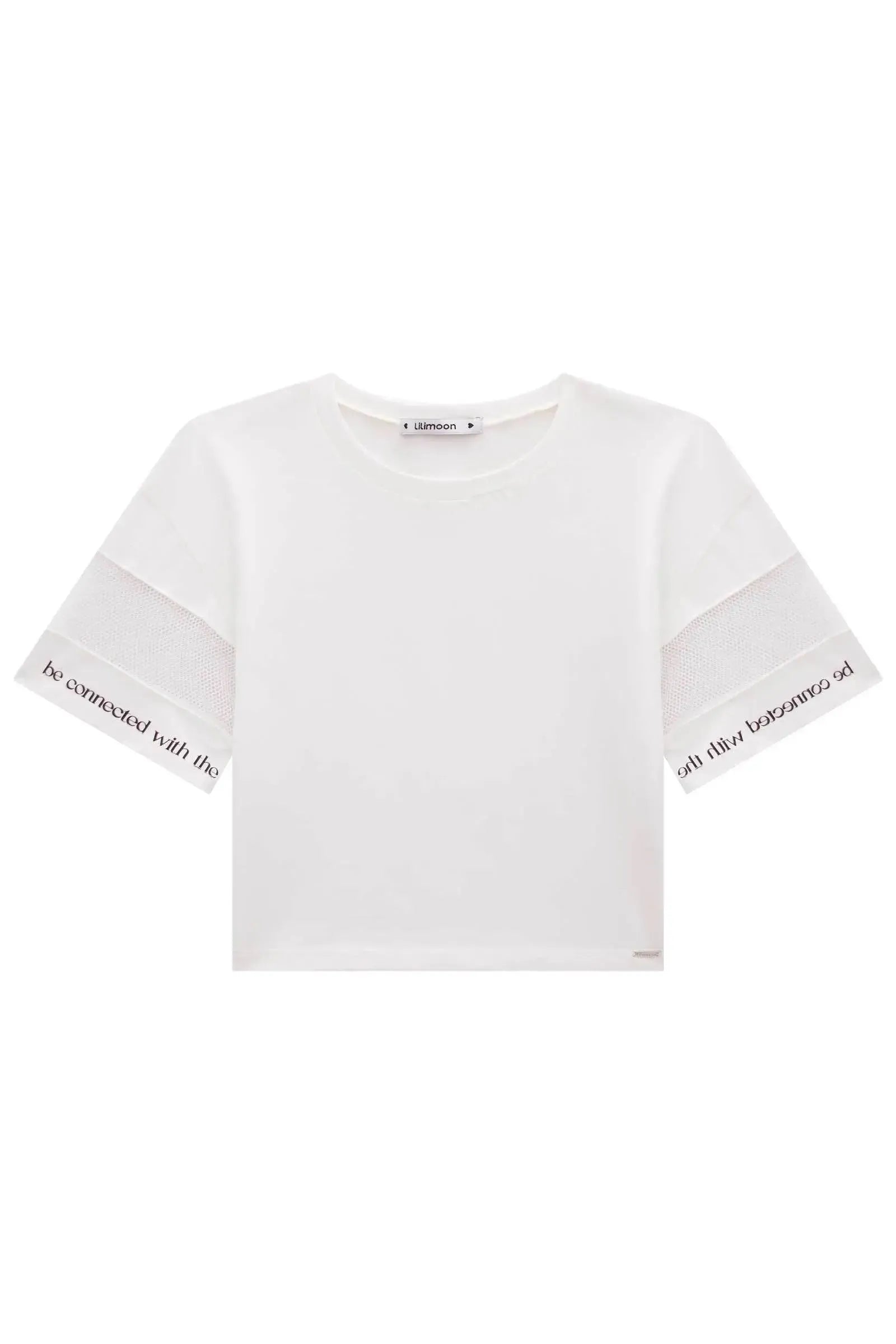 Blusa Boxy Over em Meia Malha 83002 Lilimoon Teen Menina