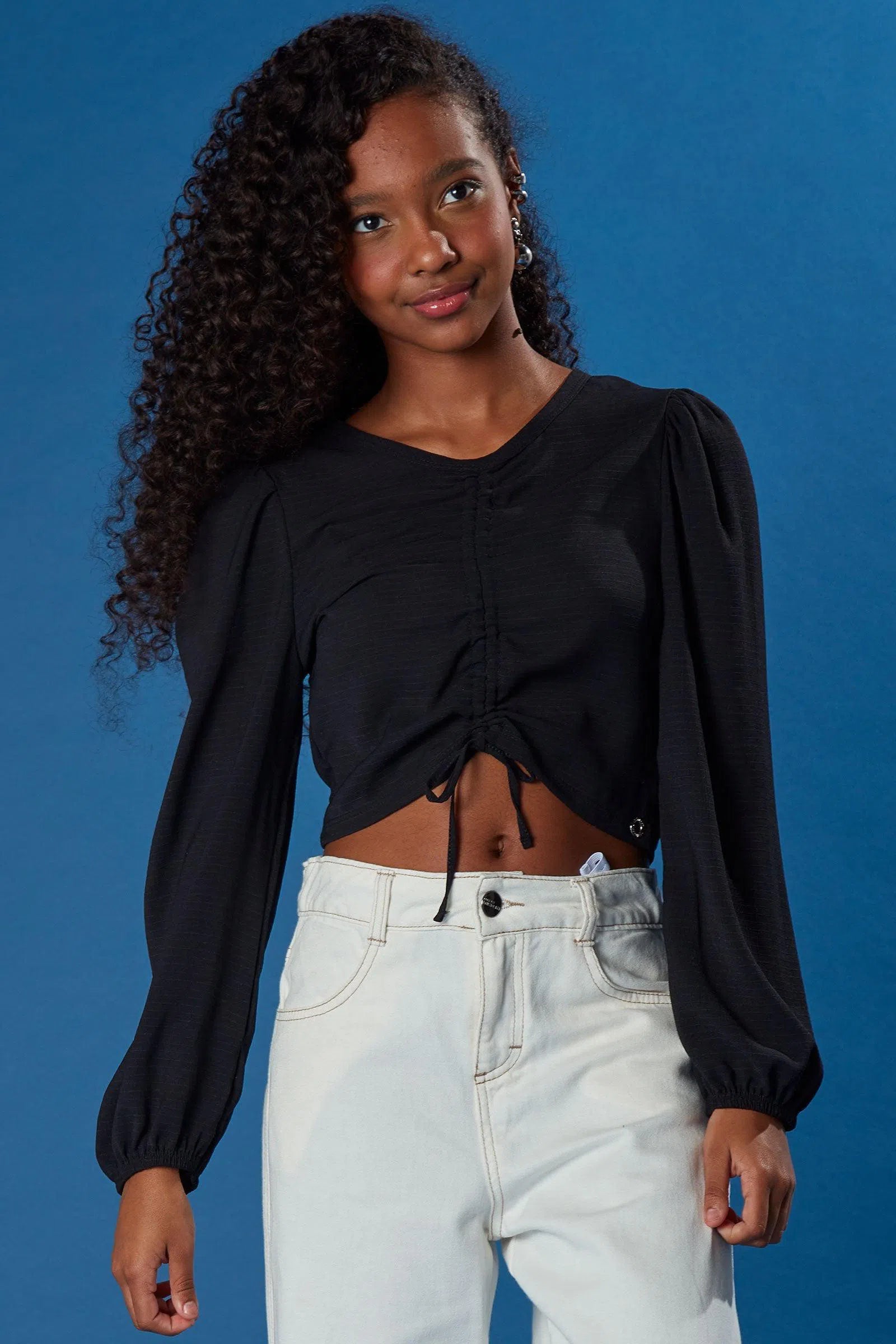 Blusa Cropped Air Flow 70429 Lilimoon
