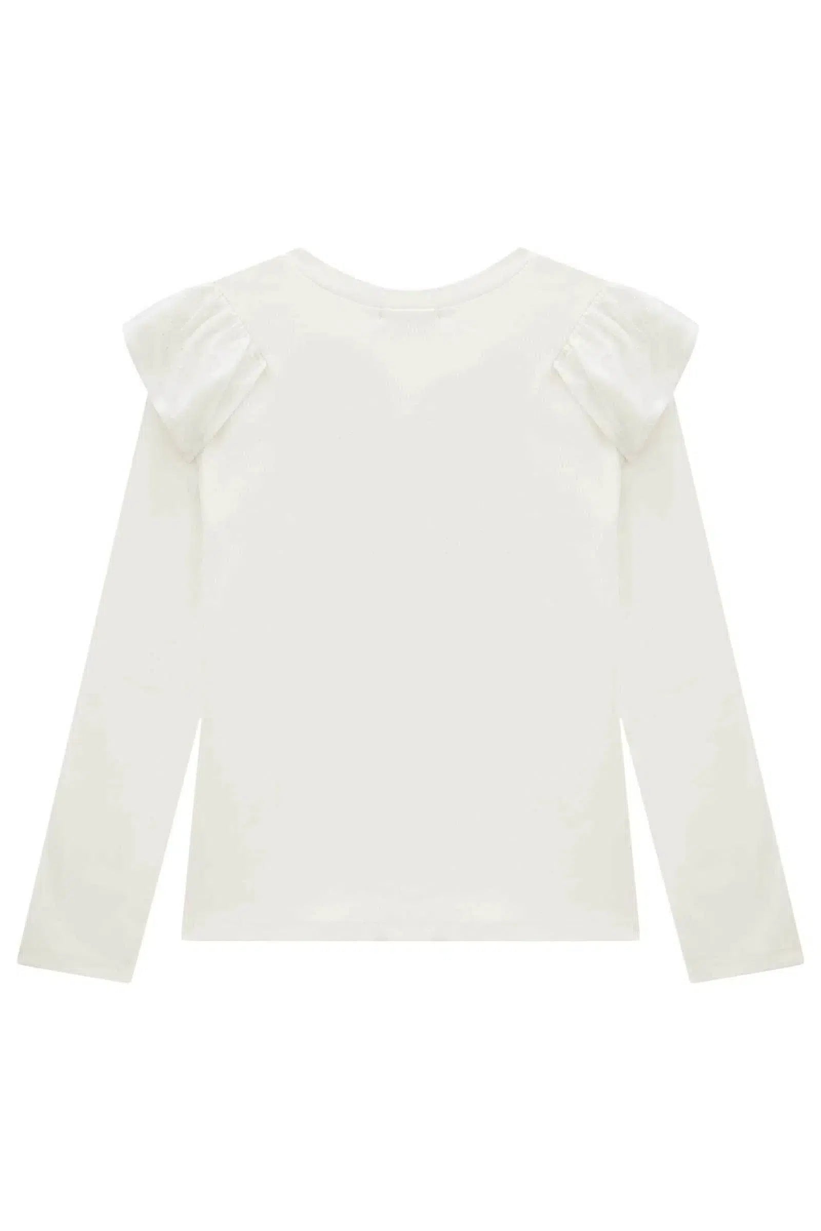 Blusa em Canelado 81929 Kukiê Infantil Menina