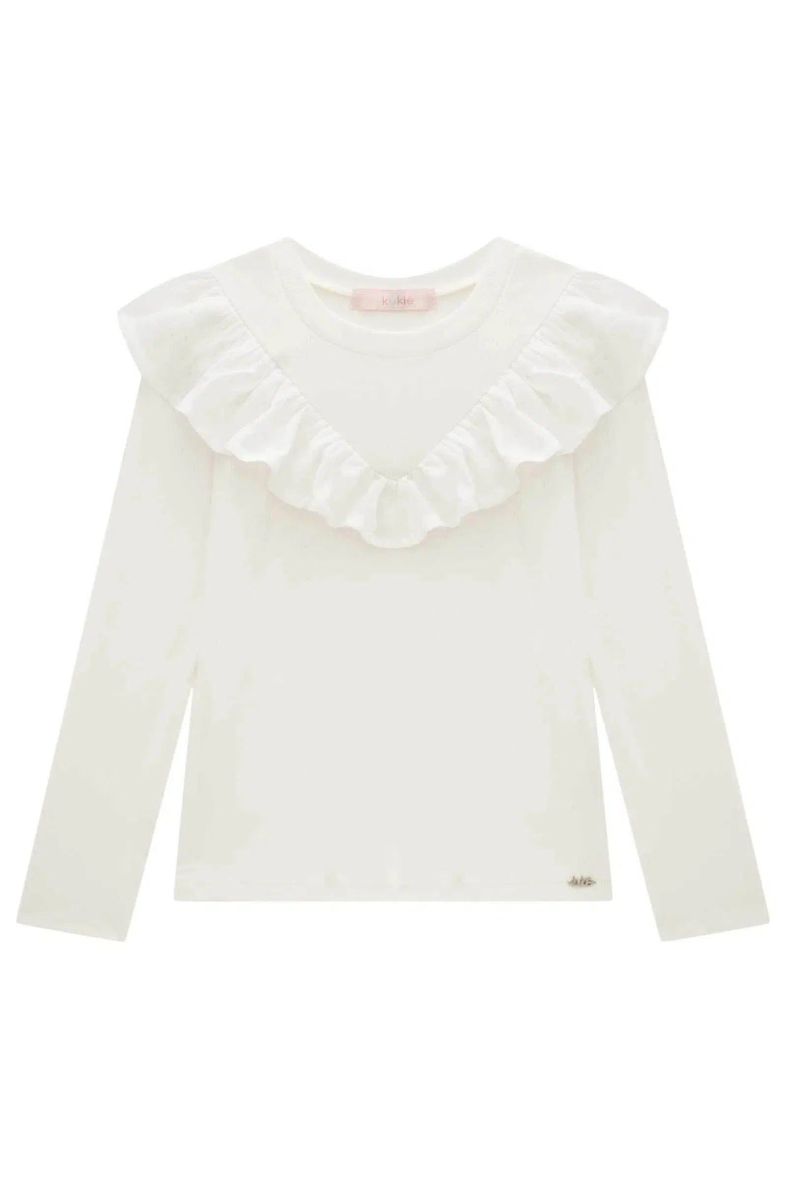 Blusa em Canelado 81929 Kukiê Infantil Menina