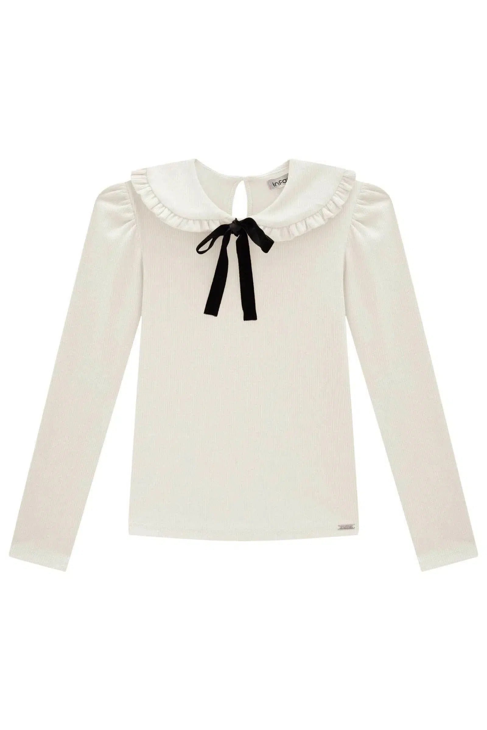 Blusa em Canelado Liz 81173 Infanti Infantil Menina