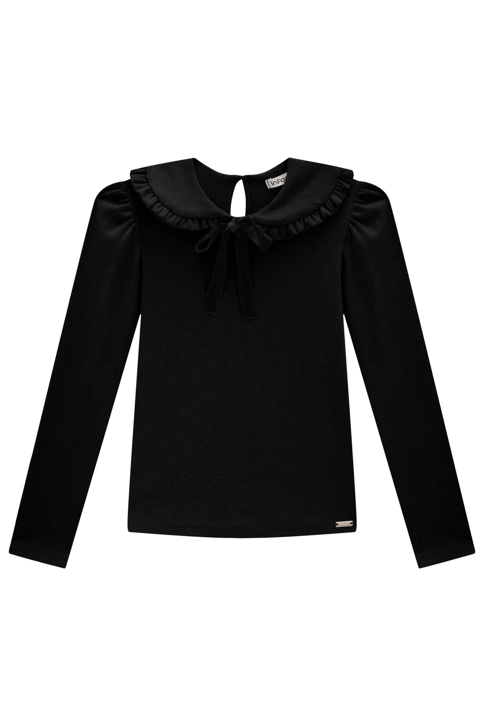 Blusa em Canelado Liz 81173 Infanti Infantil Menina