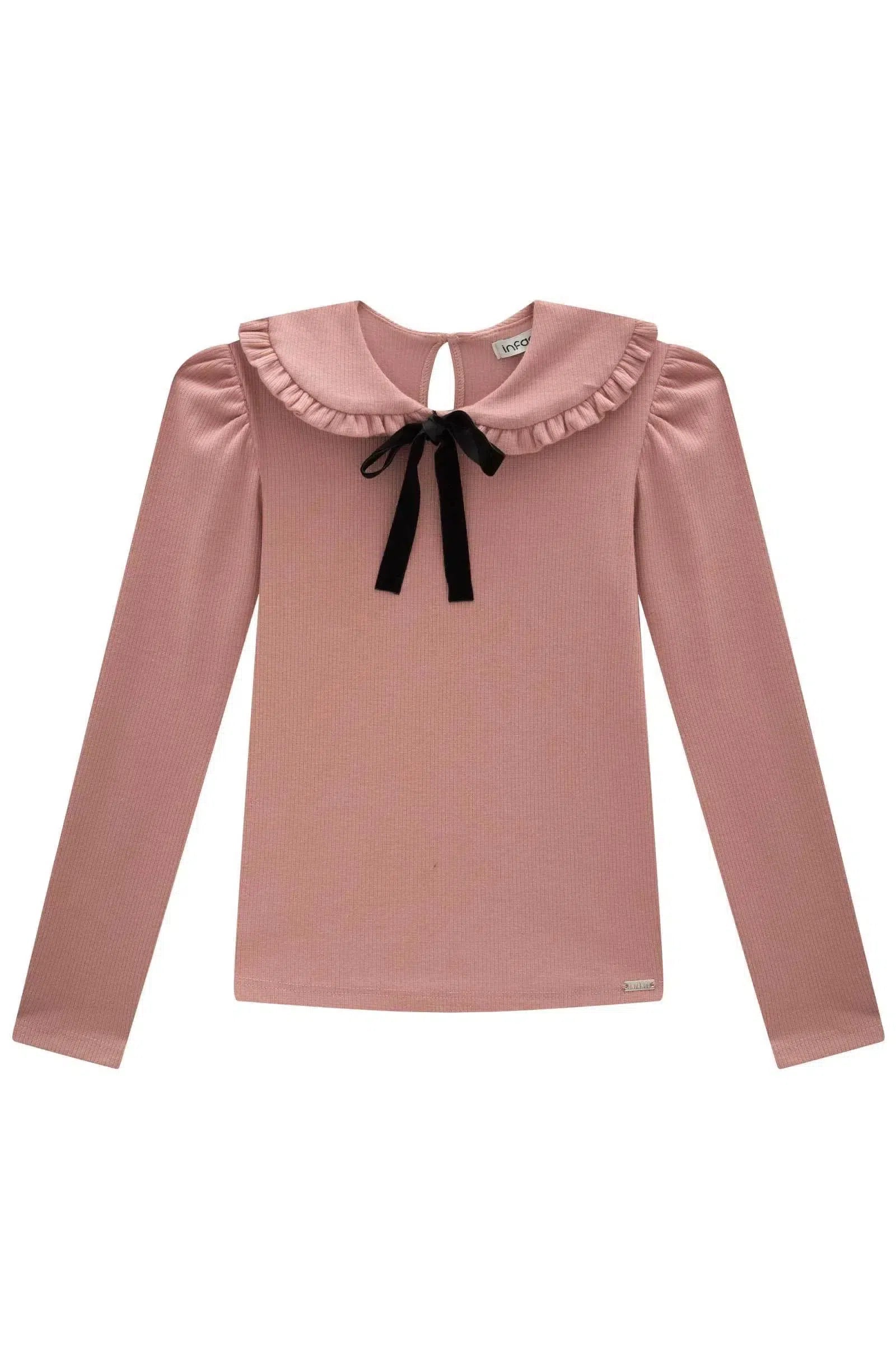 Blusa em Canelado Liz 81173 Infanti Infantil Menina