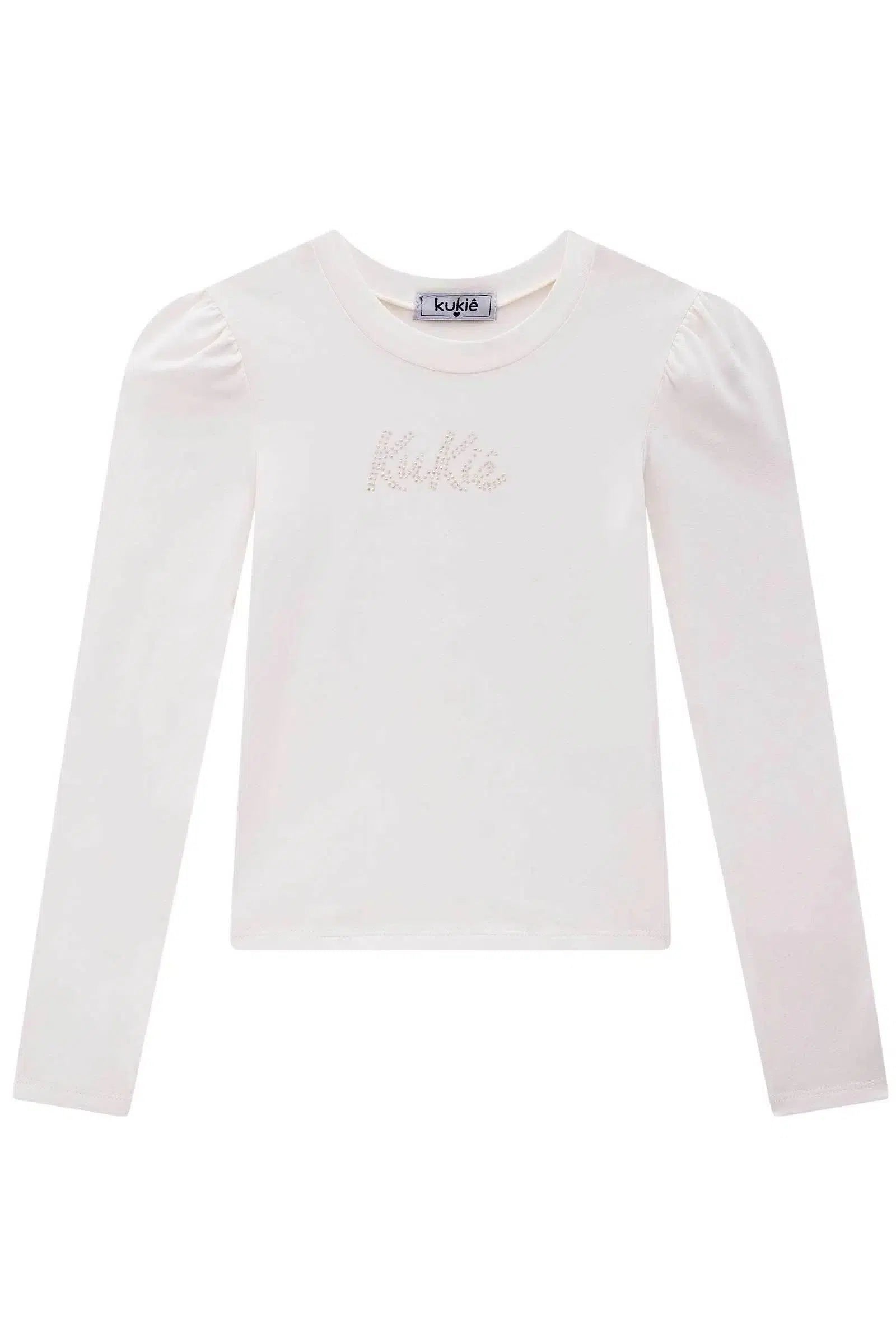 Blusa em Cotton 79153 Kukiê Infantil Menina