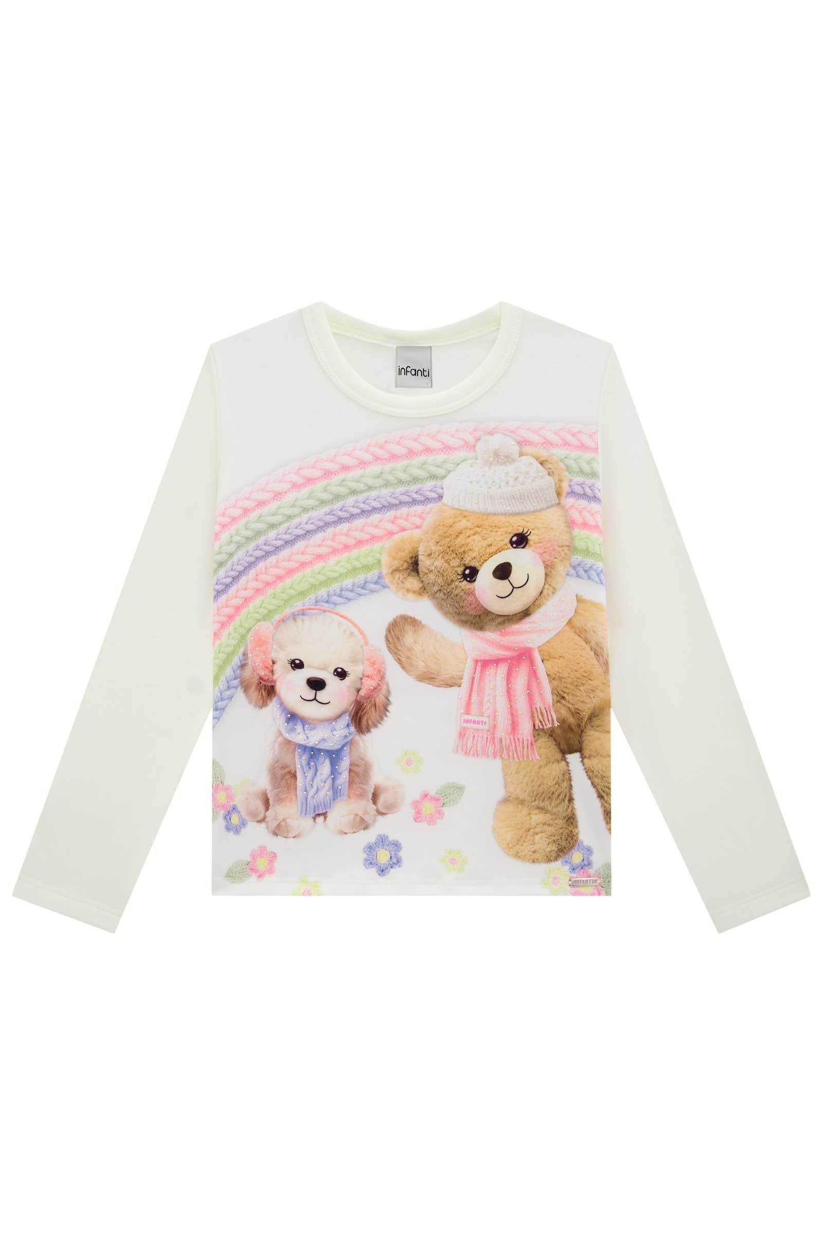 Blusa em Cotton 79312 Infanti Infantil Menina