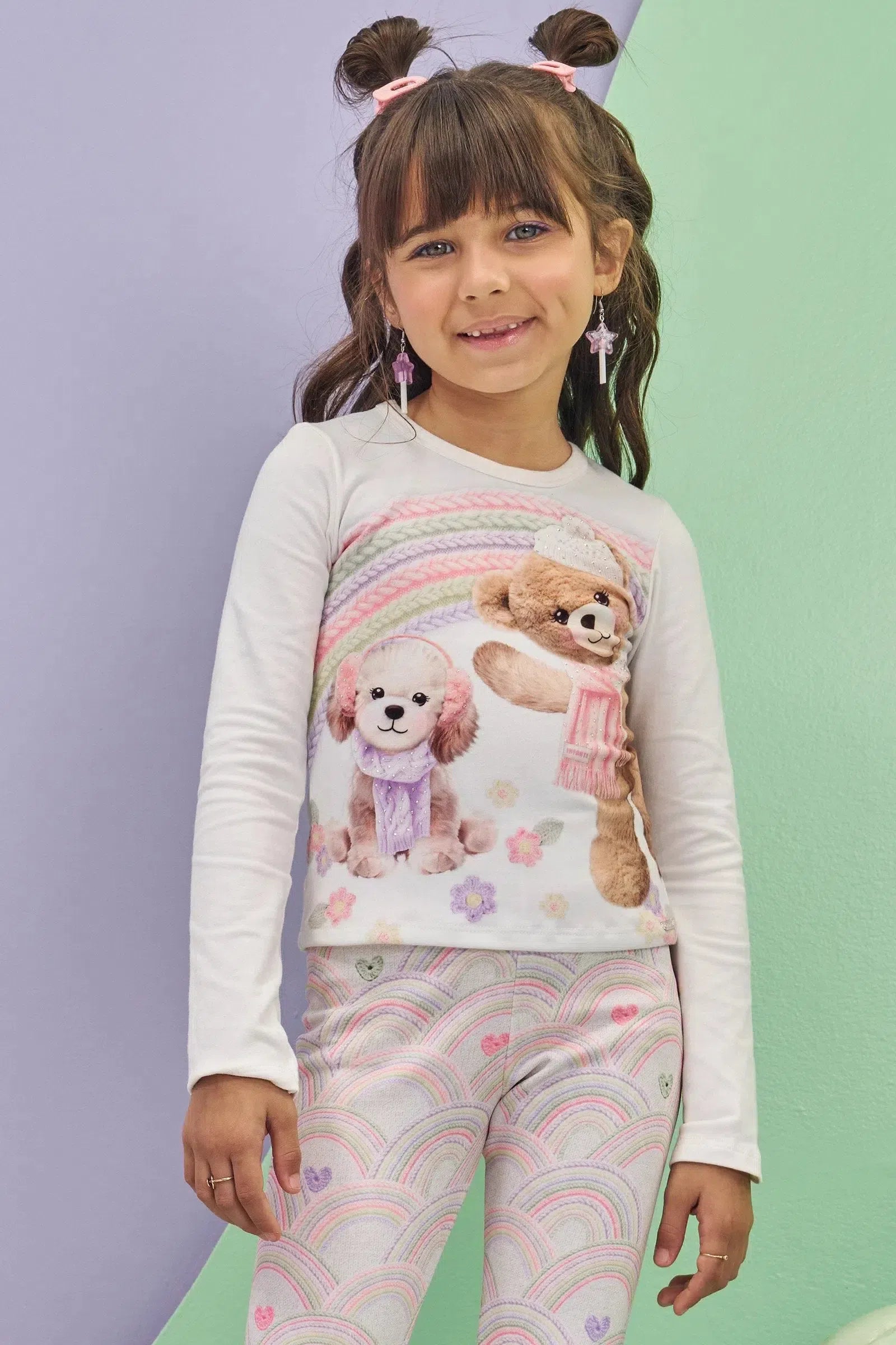 Blusa em Cotton 79312 Infanti Infantil Menina