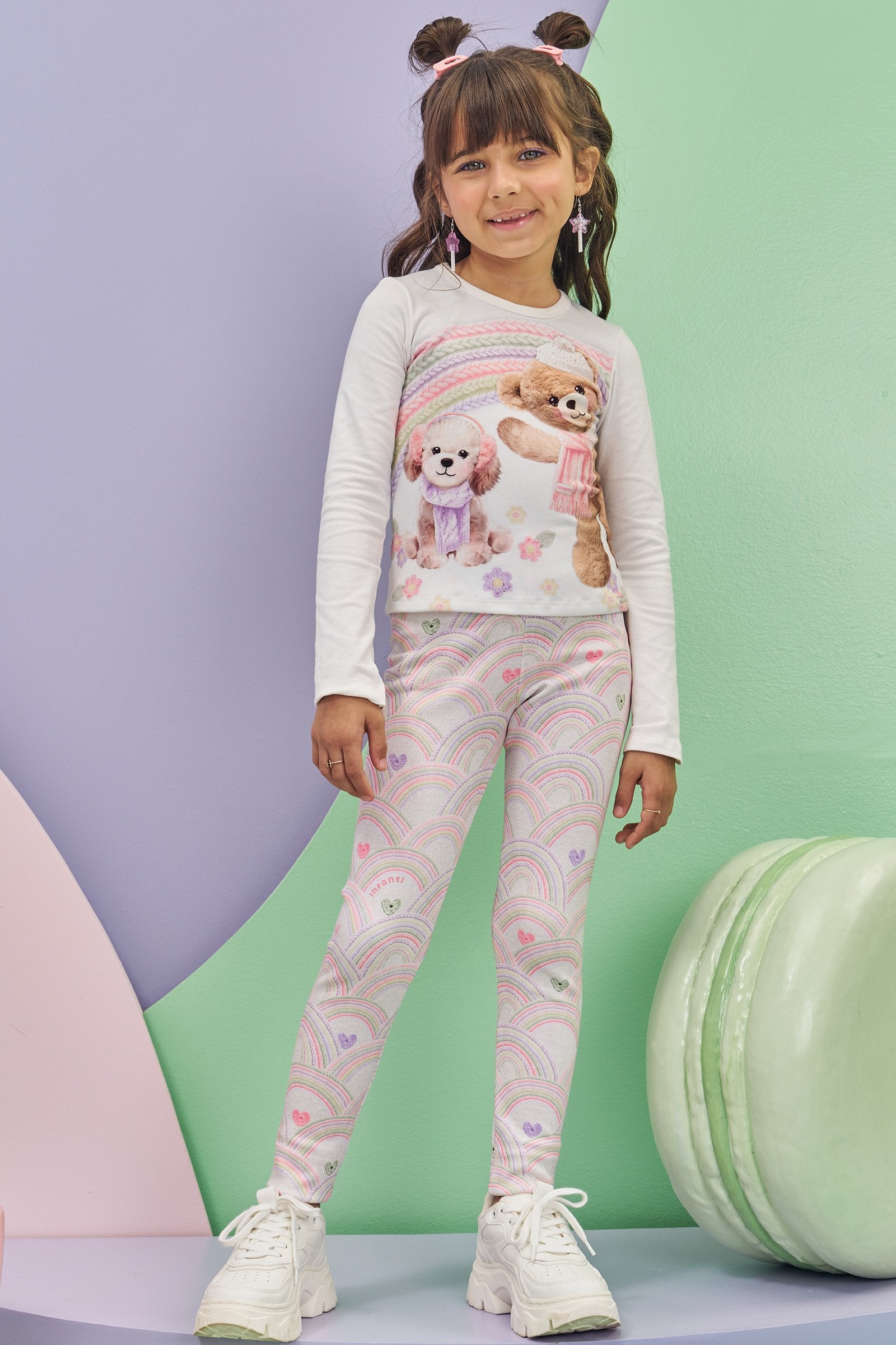 Blusa em Cotton 79312 Infanti Infantil Menina