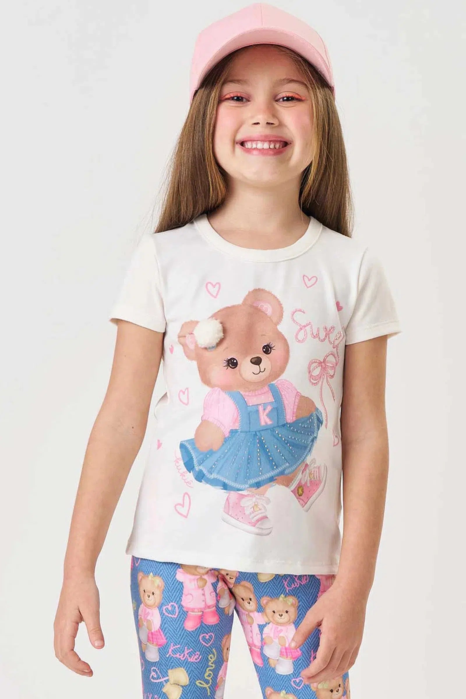 Blusa Infantil Menina em Cotton 82295 Kukiê