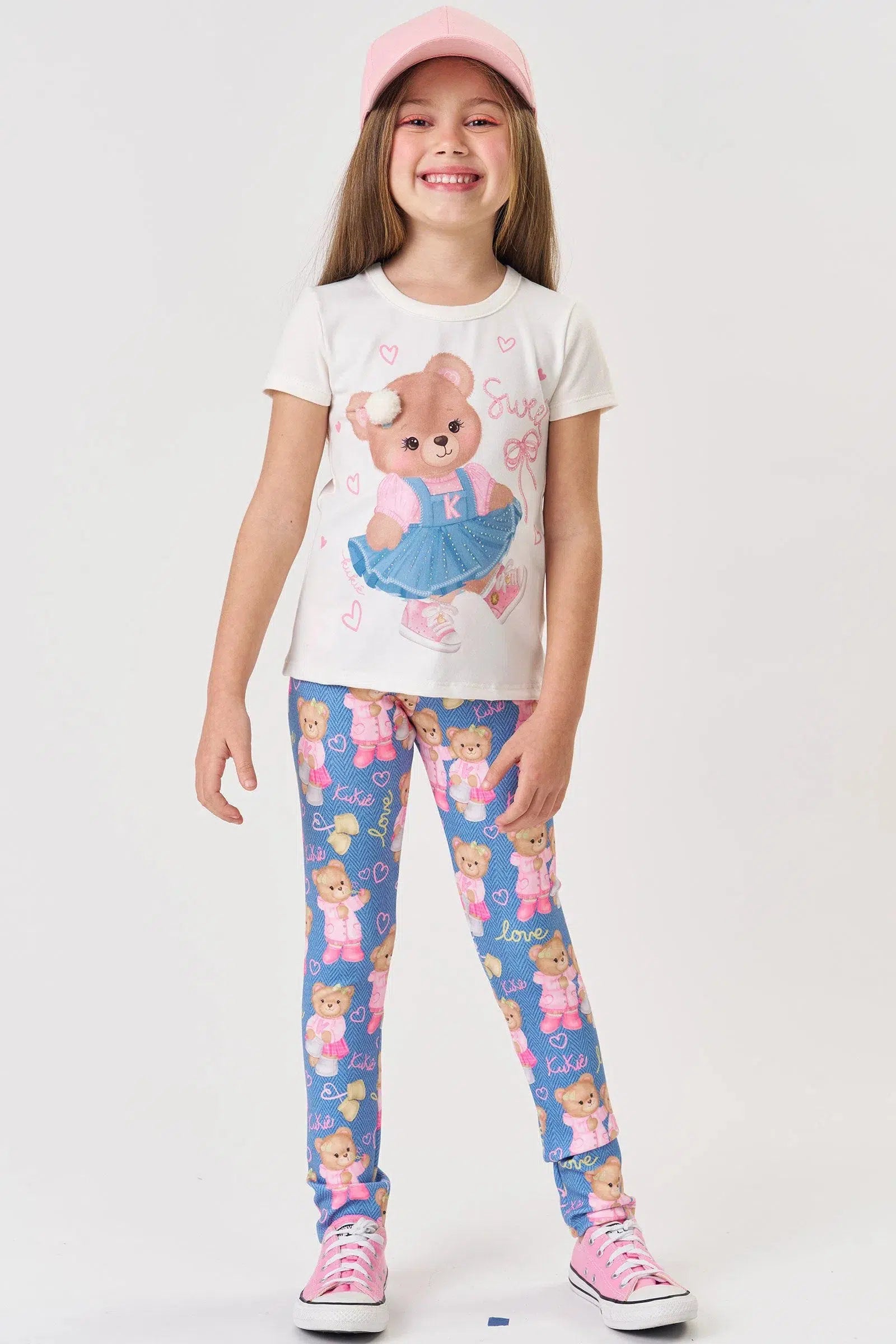 Blusa Infantil Menina em Cotton 82295 Kukiê