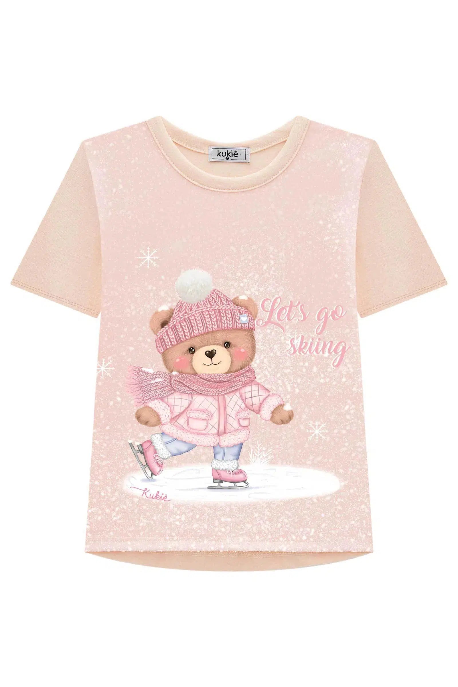 Blusa Infantil Menina em Cotton 82295 Kukiê