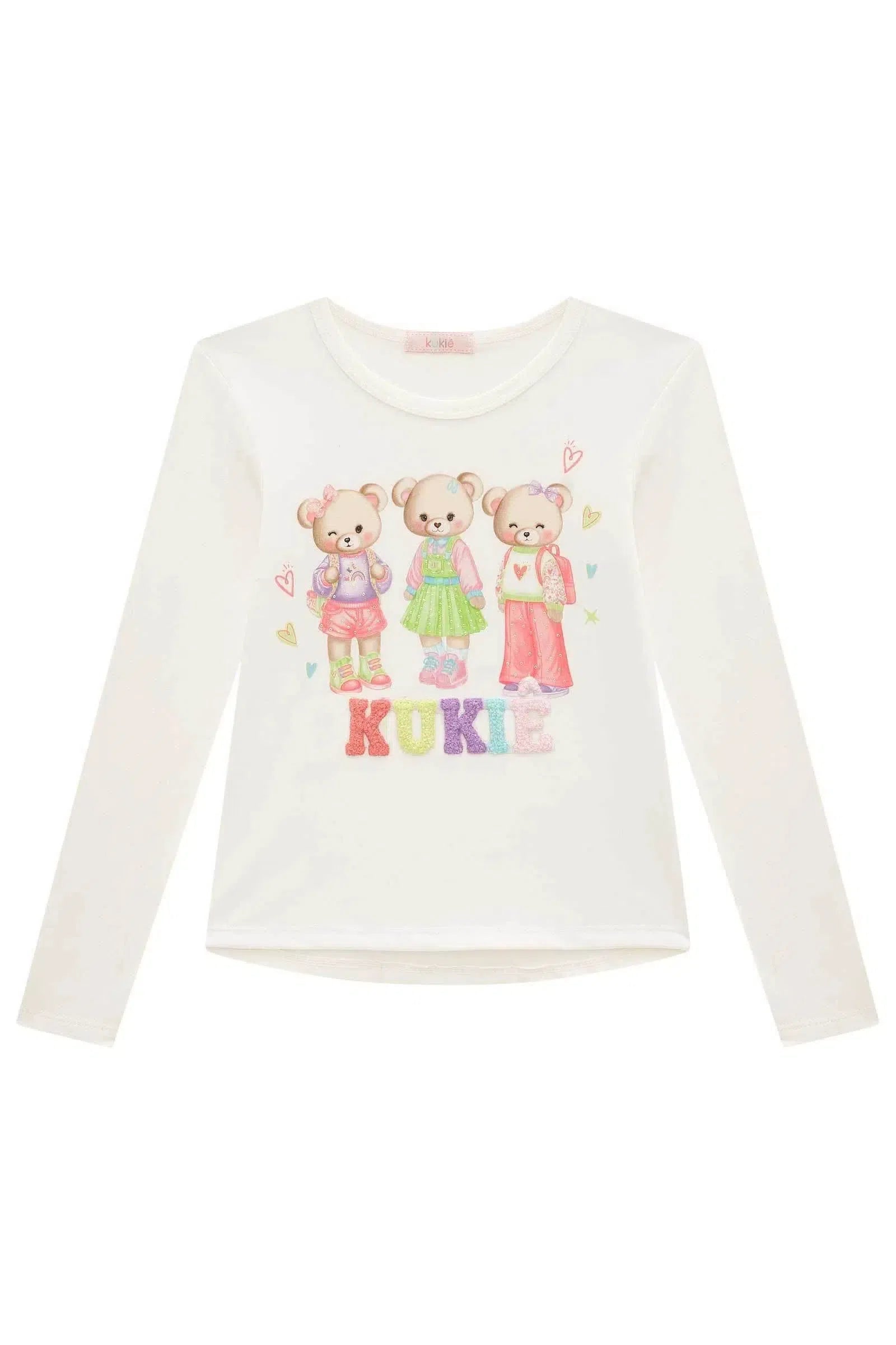 Blusa em Cotton 82563 Kukiê Infantil Menina