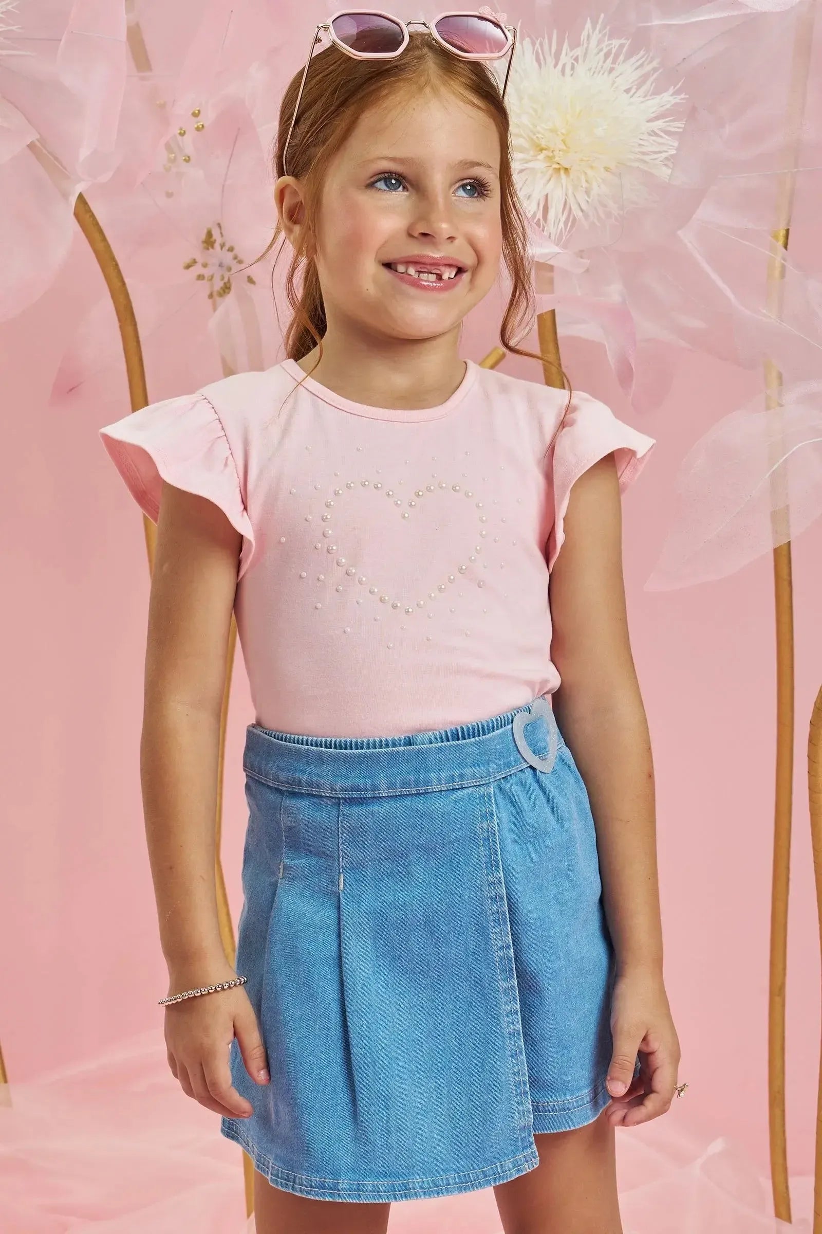 Blusa em Cotton 82830 Infanti Infantil Menina