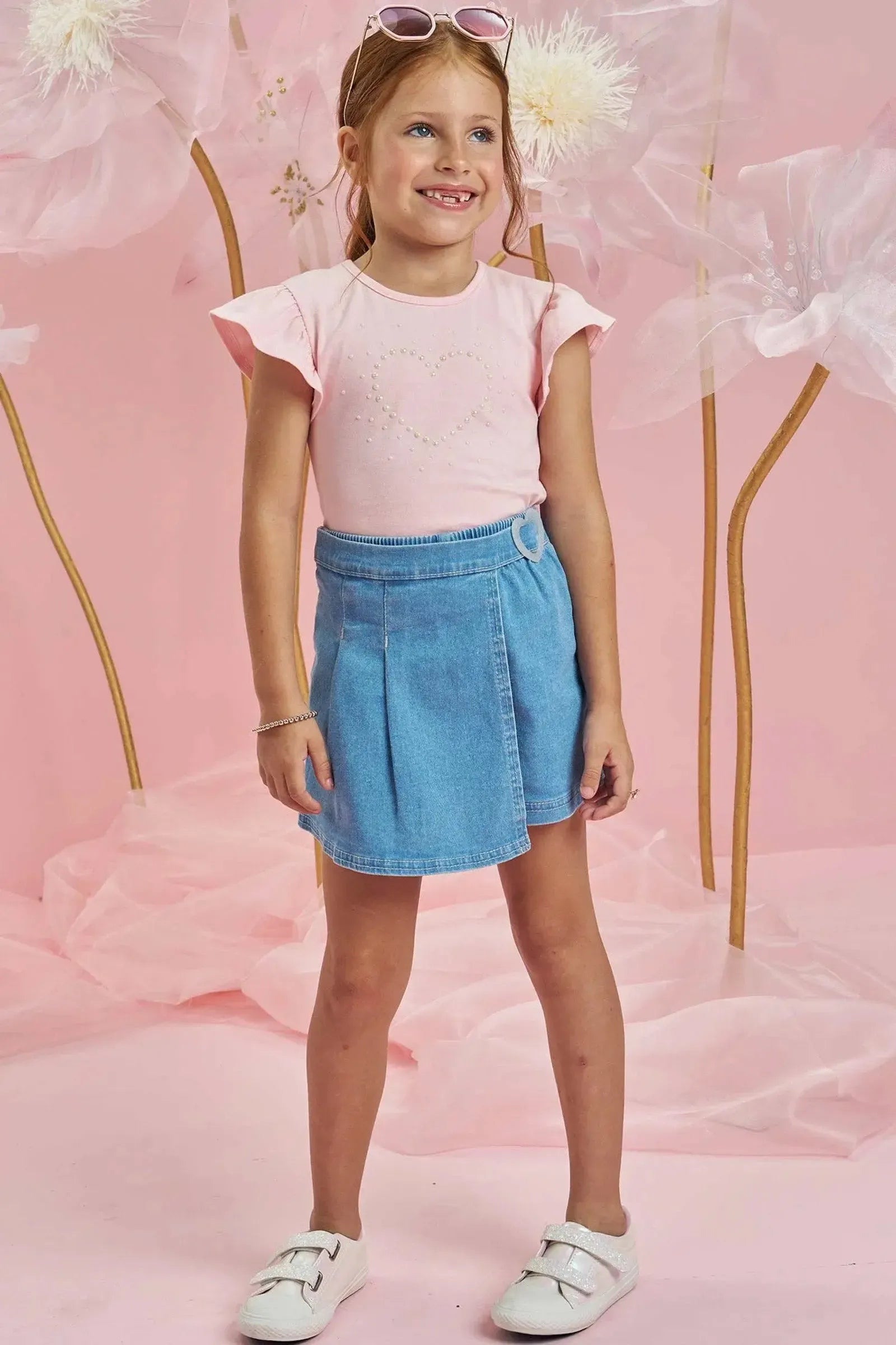 Blusa em Cotton 82830 Infanti Infantil Menina