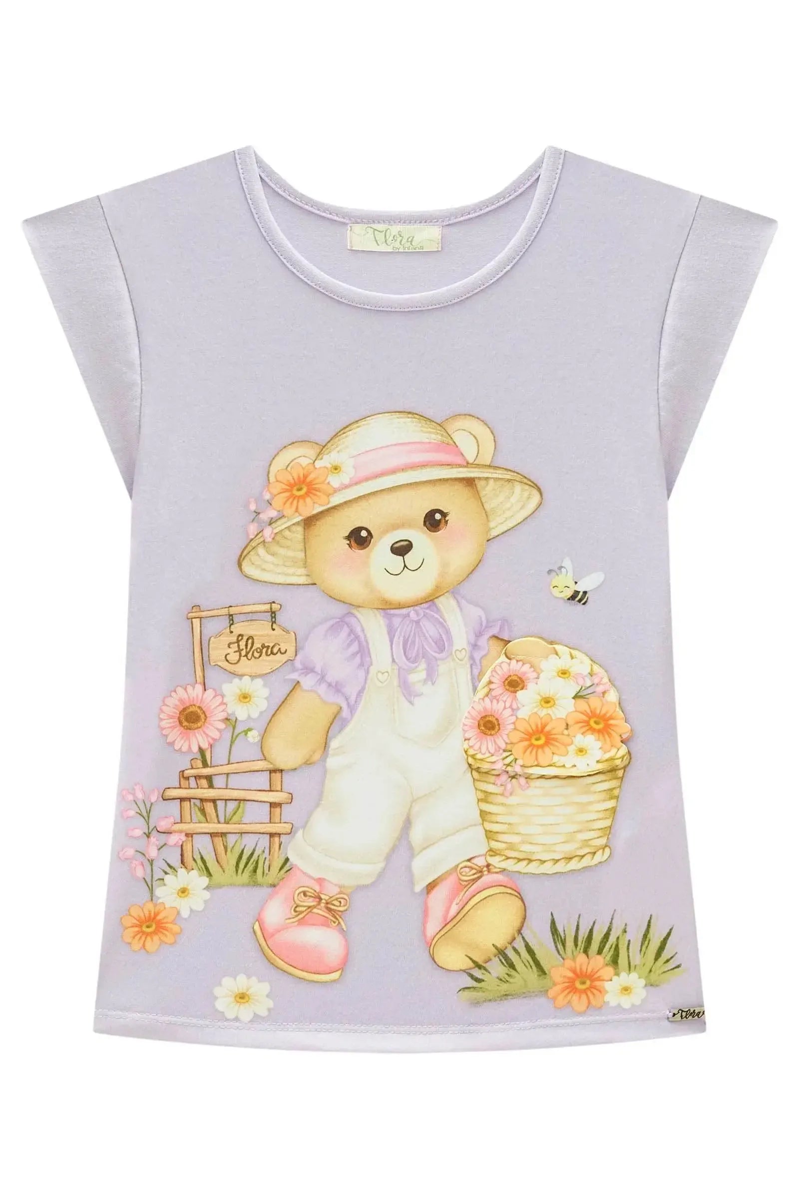 Blusa em Cotton 82924 Infanti Infantil Menina