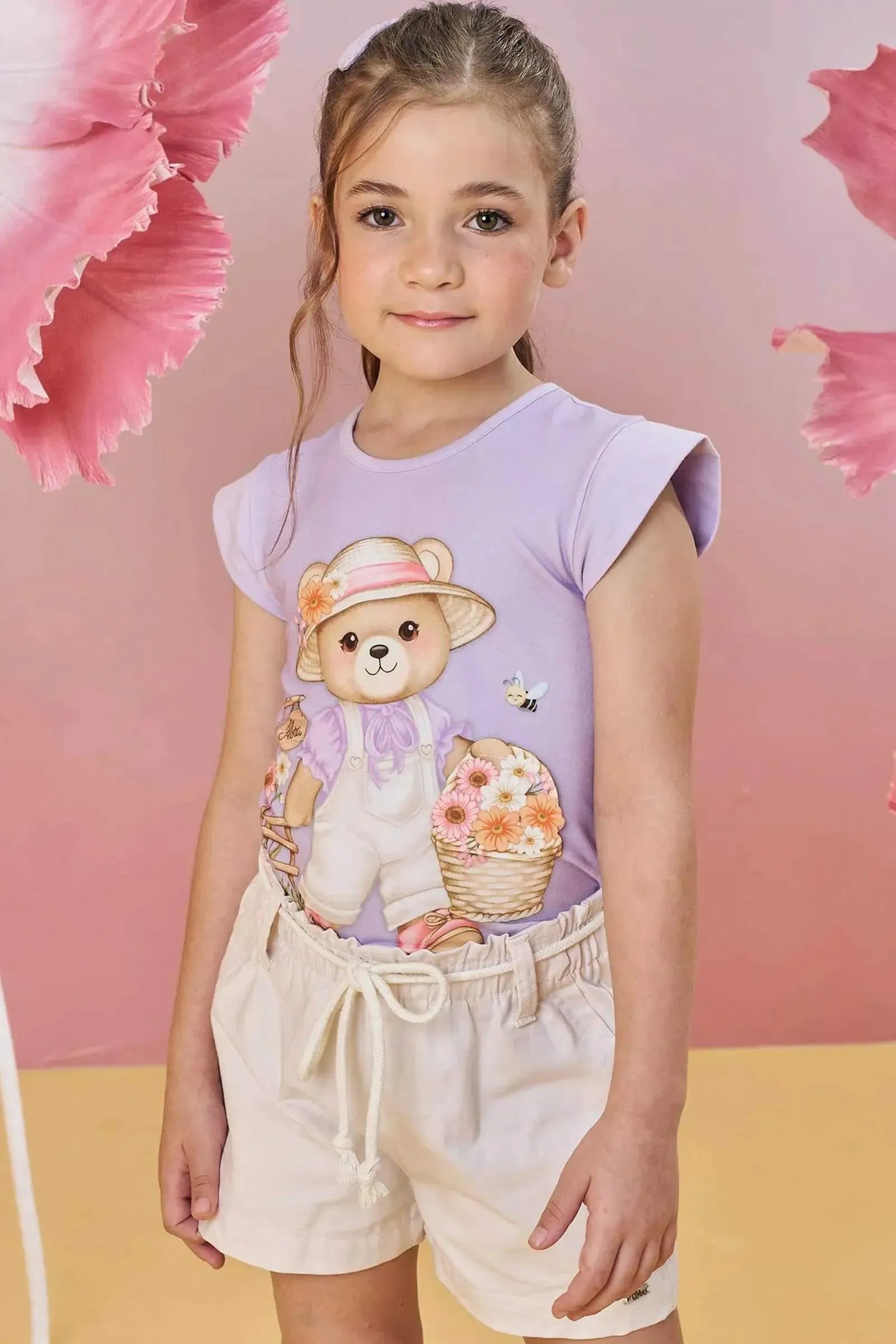 Blusa em Cotton 82924 Infanti Infantil Menina