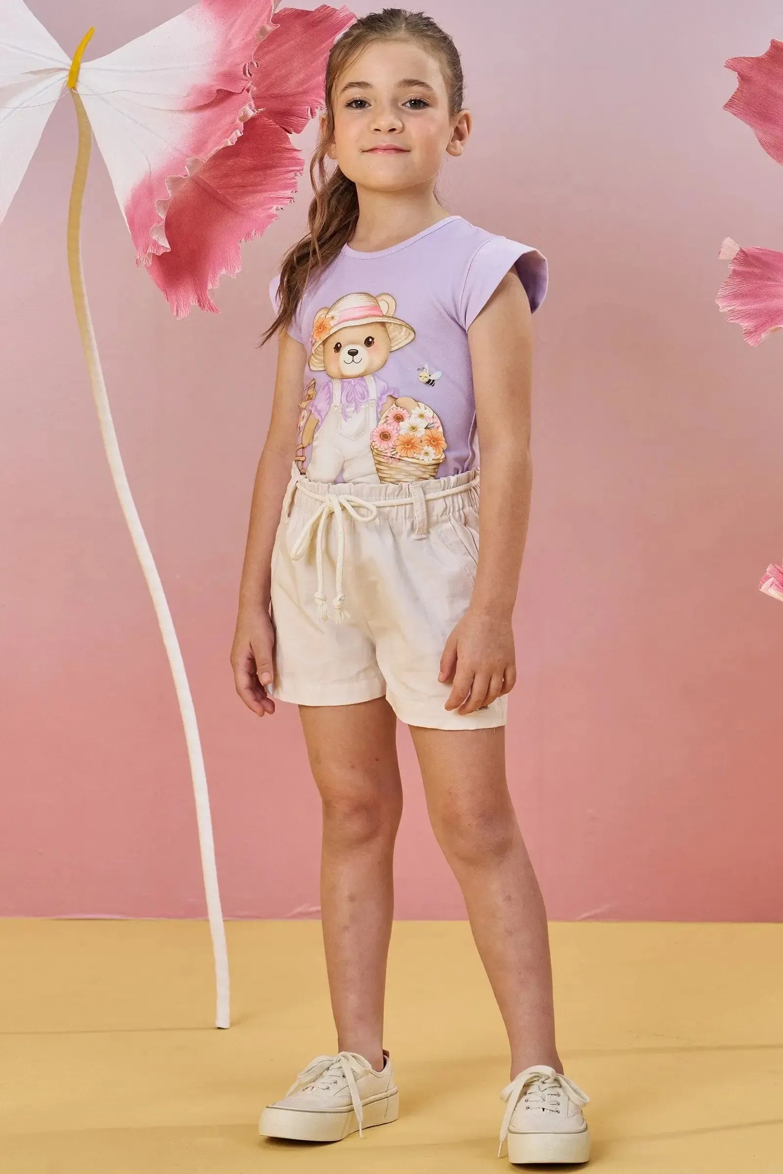Blusa em Cotton 82924 Infanti Infantil Menina