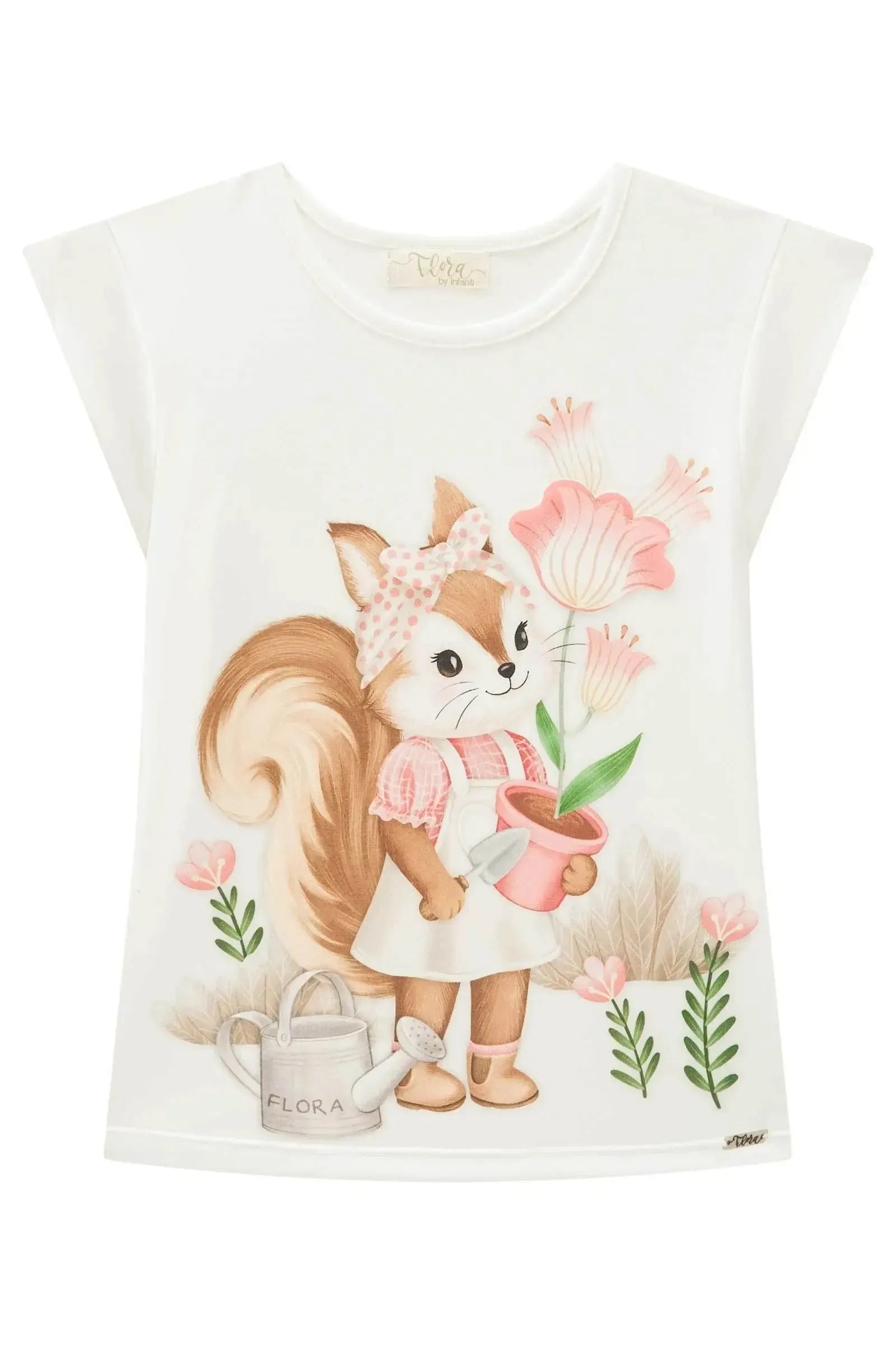 Blusa em Cotton 82924 Infanti Infantil Menina