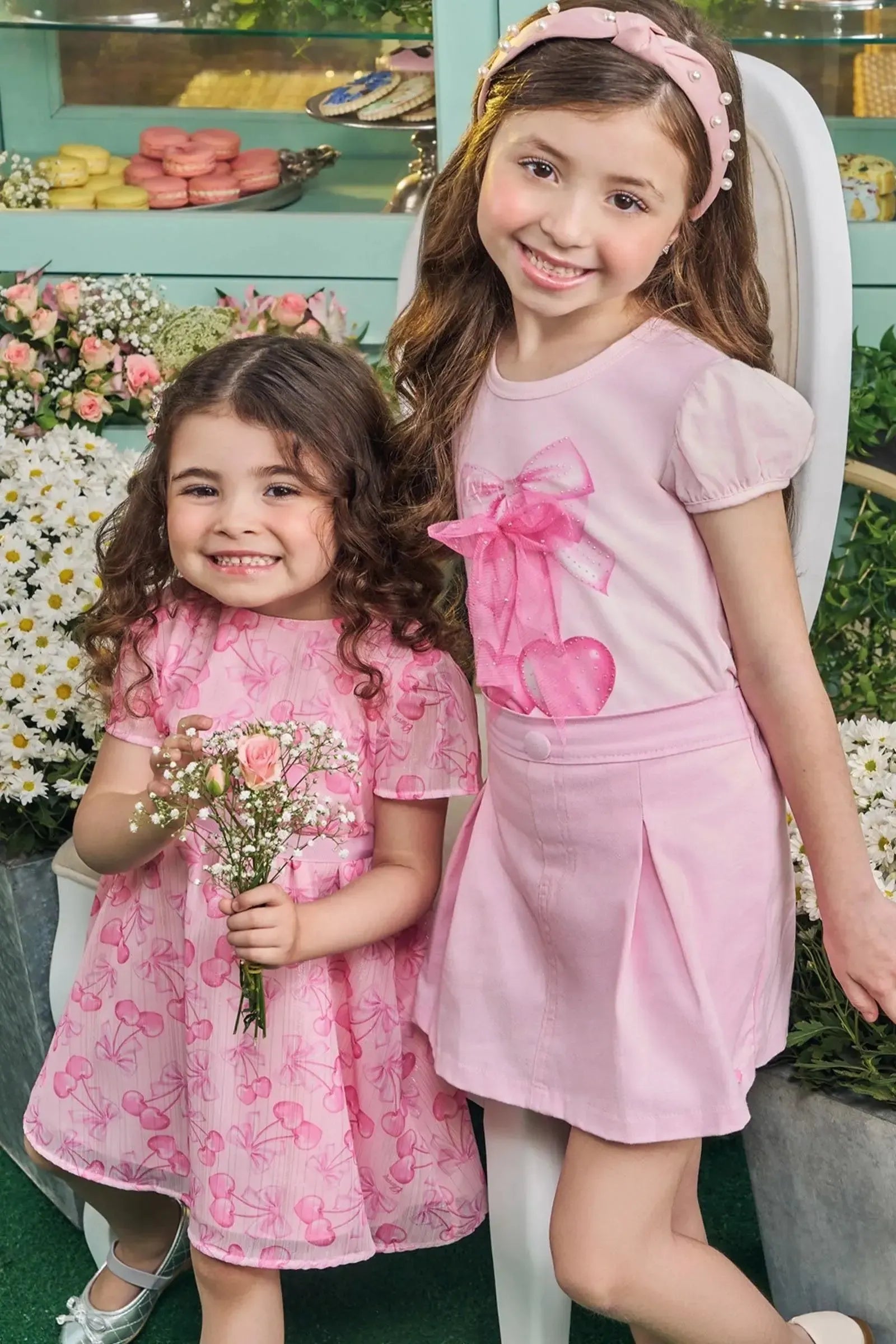 Blusa em Cotton 83211 Kukiê Infantil Menina