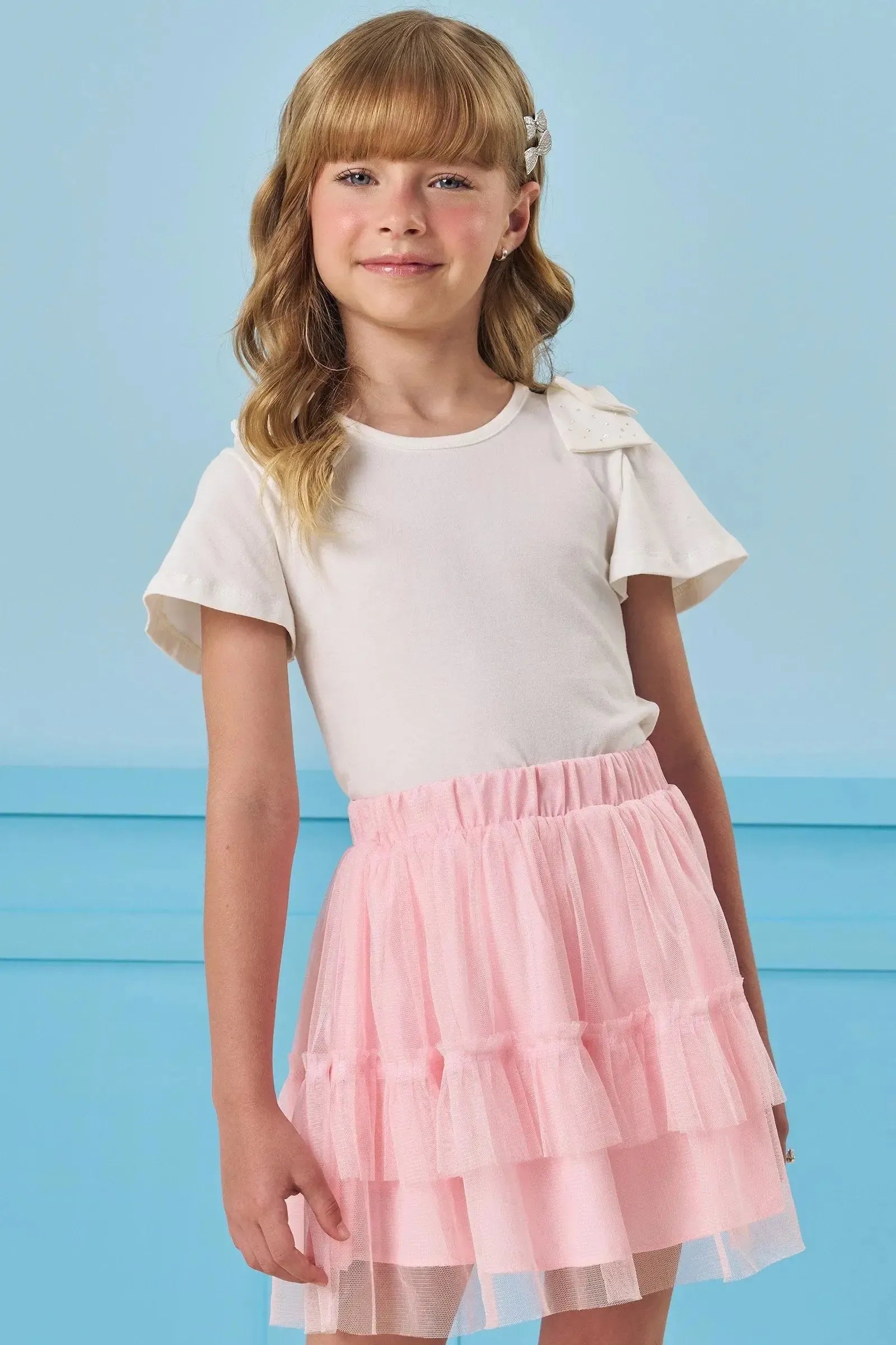 Blusa em Cotton 83673 Infanti Infantil Menina