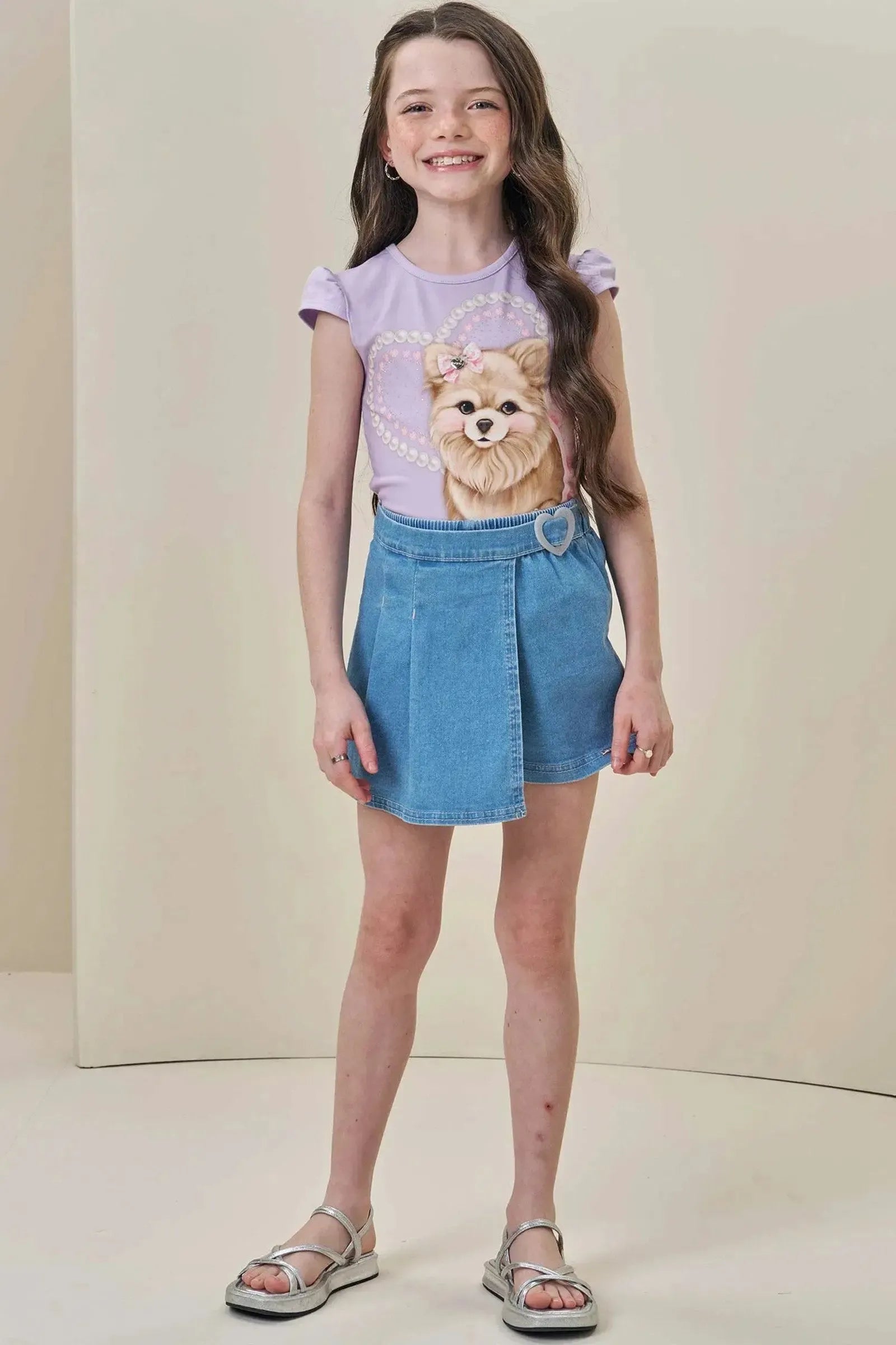 Blusa em Cotton 83677 Infanti Infantil Menina